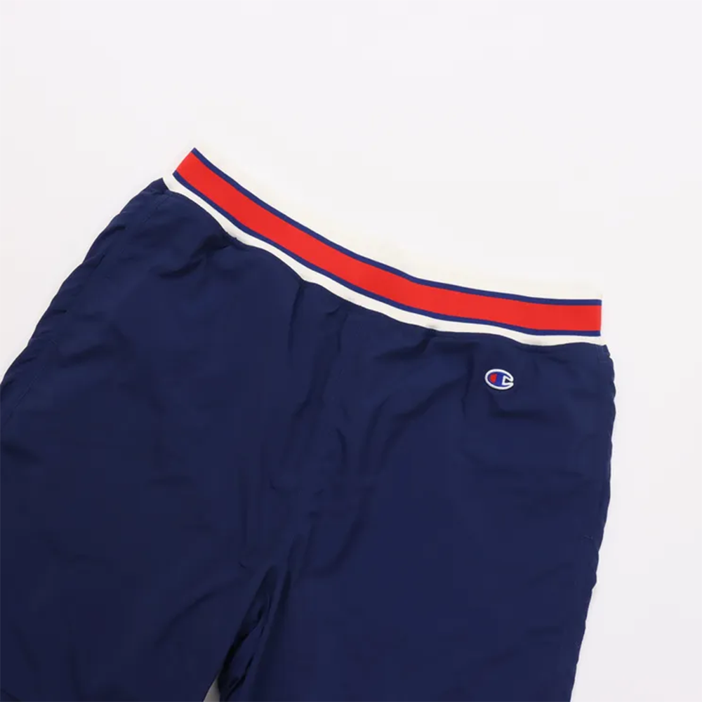 男款-CASUAL吉祥物印花開衩運動短褲-深藍色（C3-B512-370）