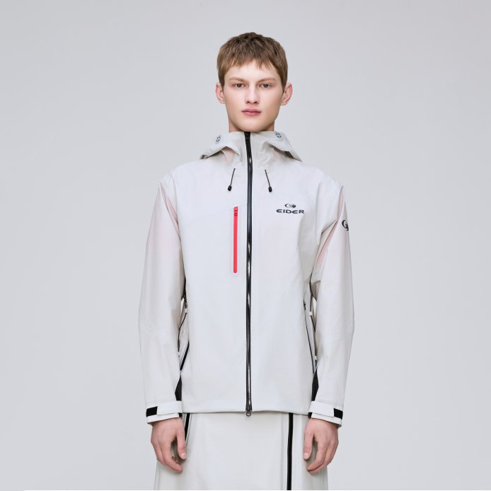 【EIDER】中性3L輕量防水外套/25EDMP25141-[萊姆綠、淺灰]