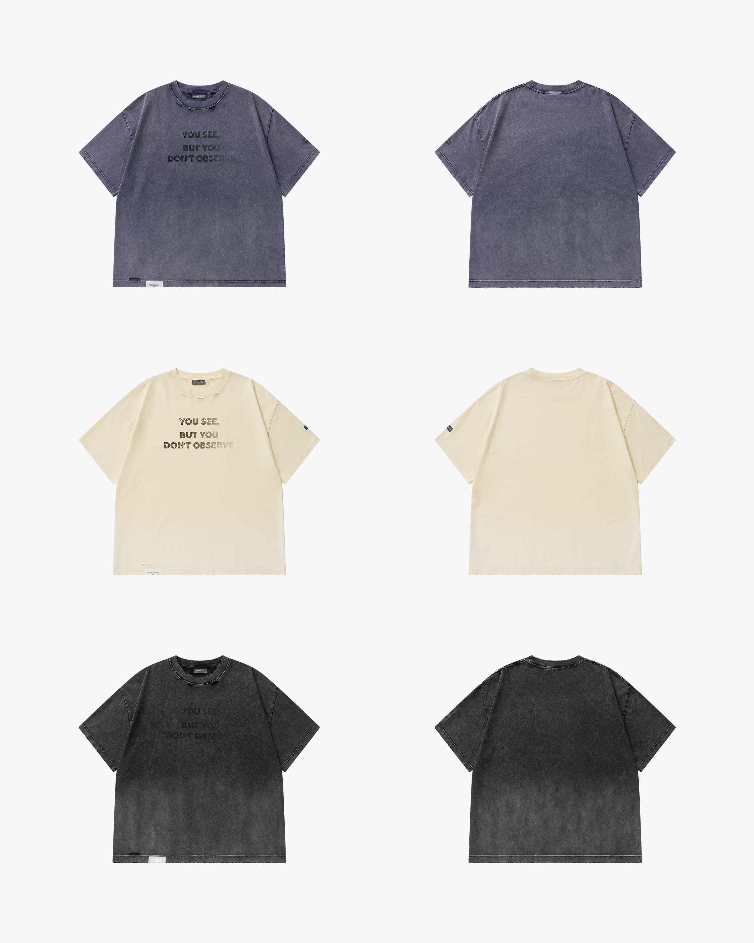 SENSE Wash Fade Print SS