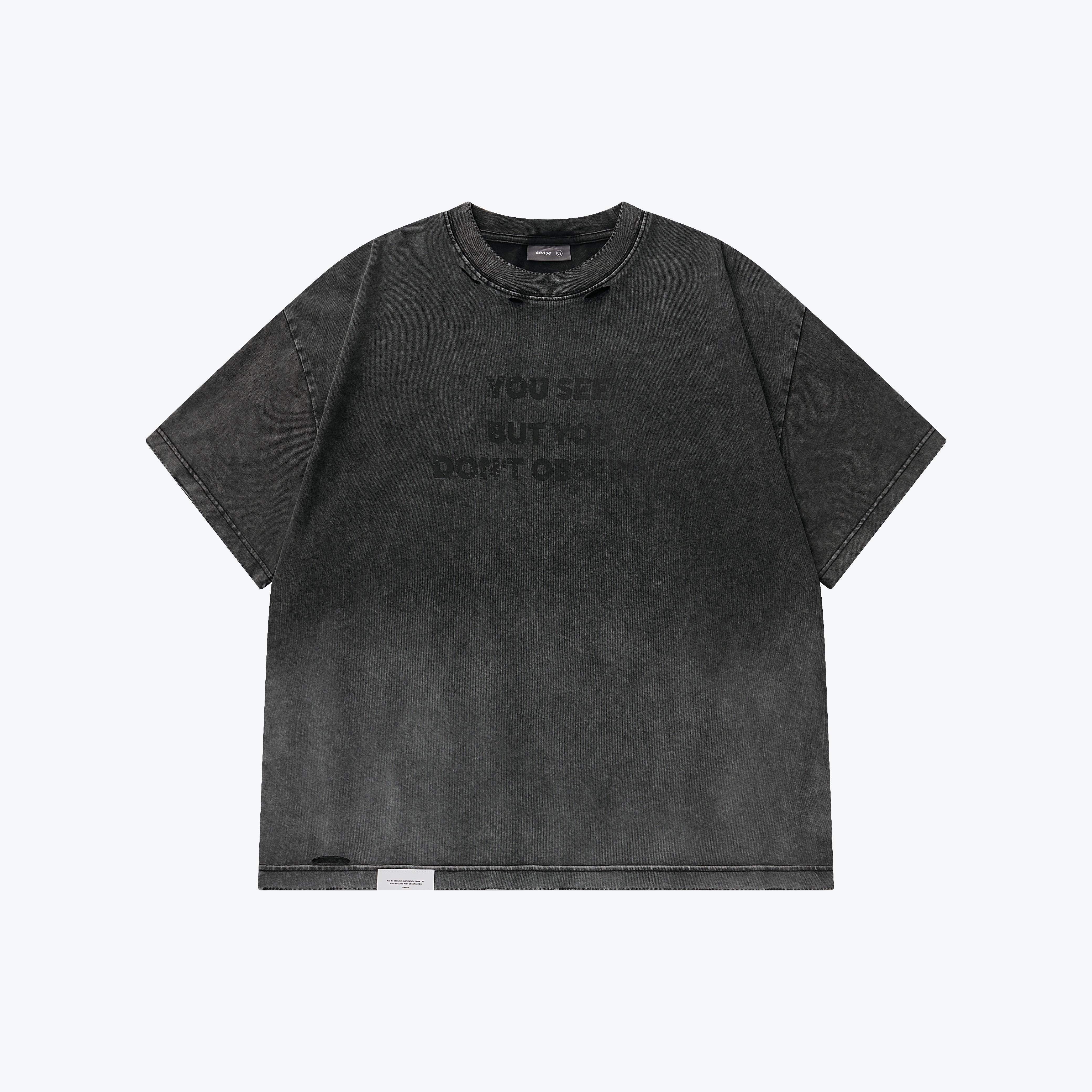 SENSE Wash Fade Print SS