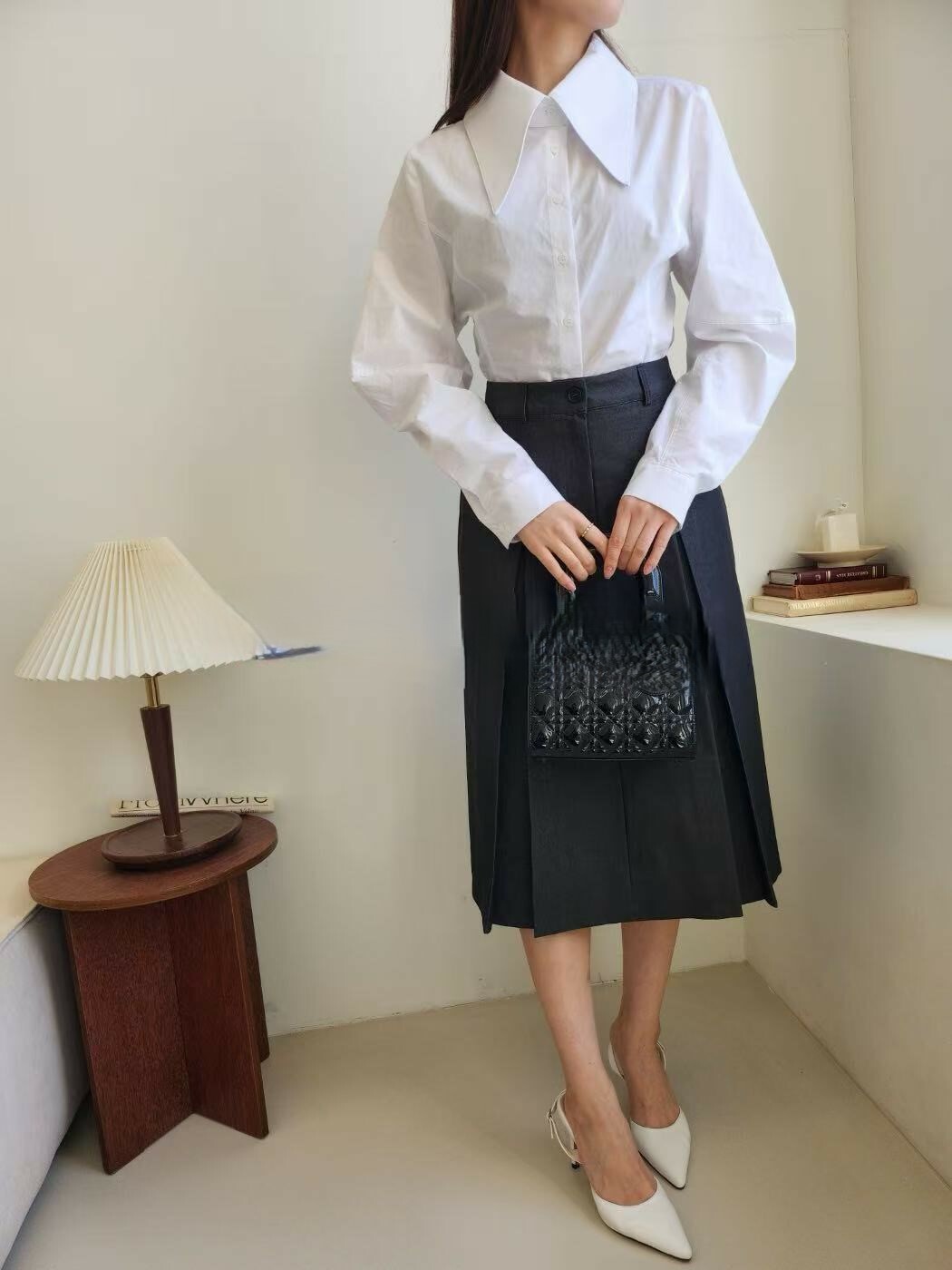 PM_K8365  ▶️ 6分長裙 👉S(W:cm H:cm) M(W:cm H:cm) L:cm👈