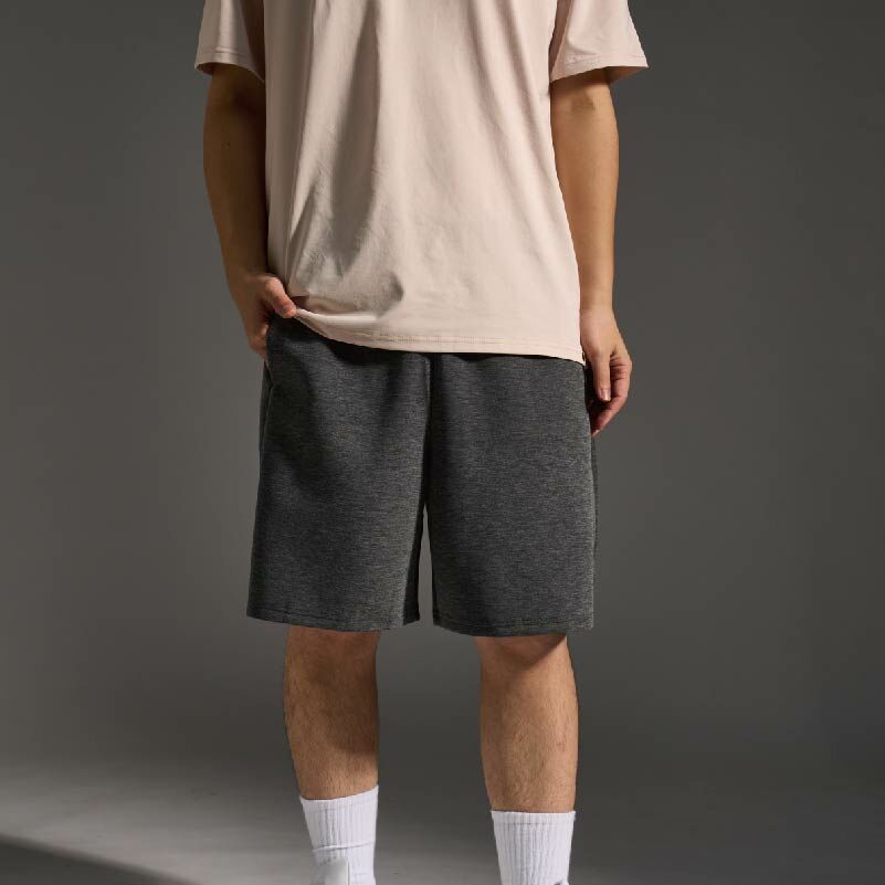 男款｜隱形拉鍊豆腐褲-深灰