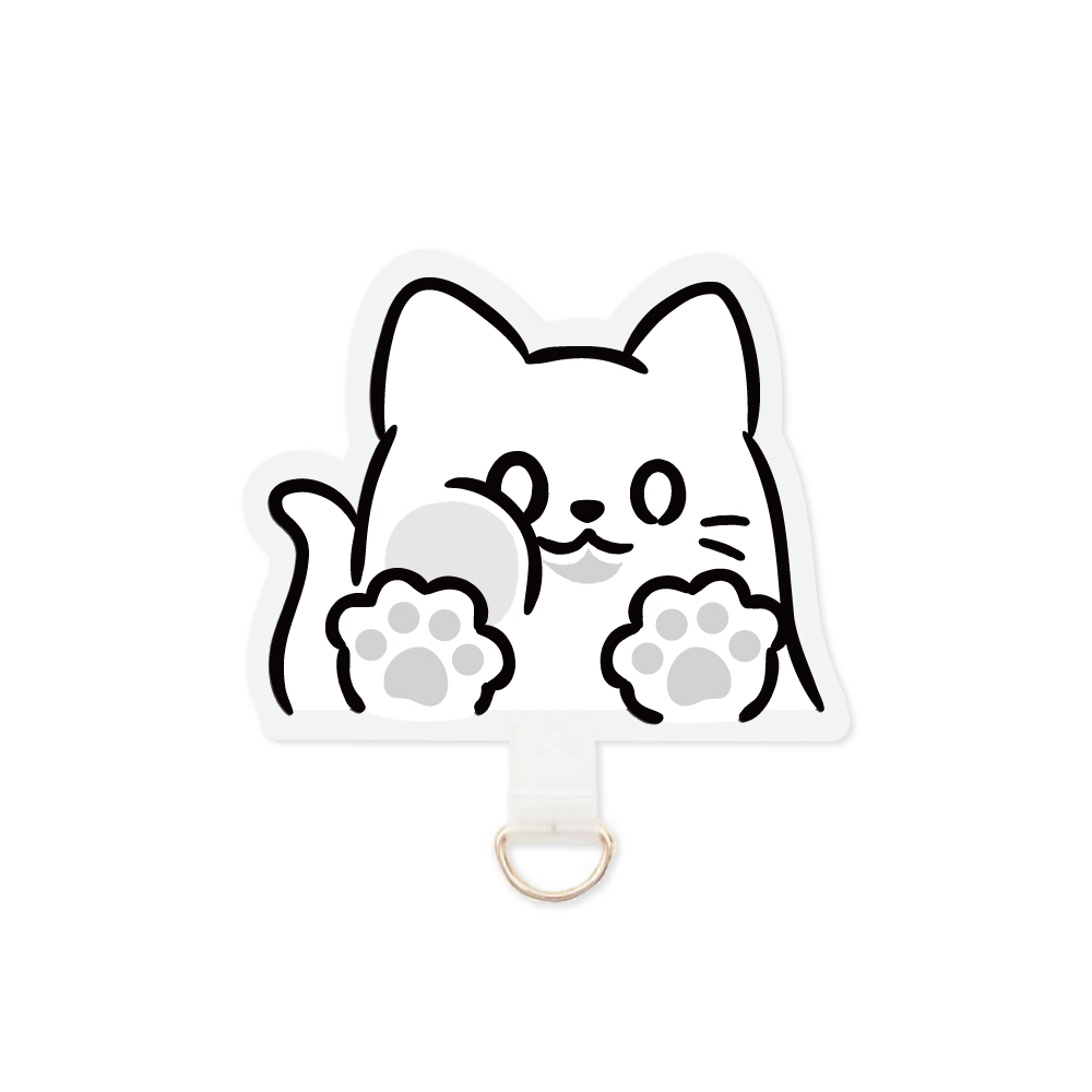 【Knocky x doudlestudio】『靈魂喵喵』手機掛繩夾片