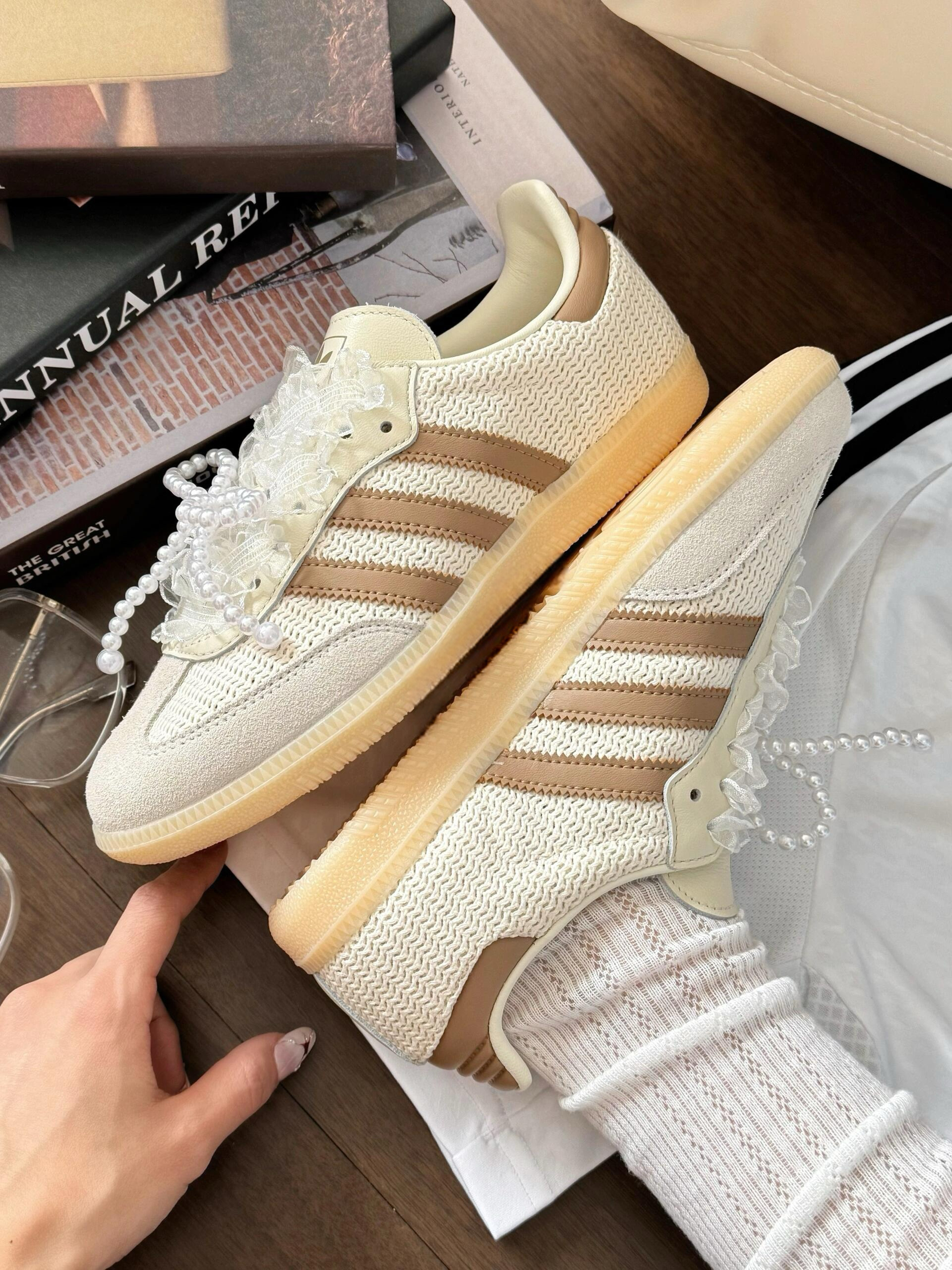Adidas Samba OG 咖啡鬆餅 奶油色 咖啡色 可可色 米色 焦糖底 麂皮 JI3185/預購