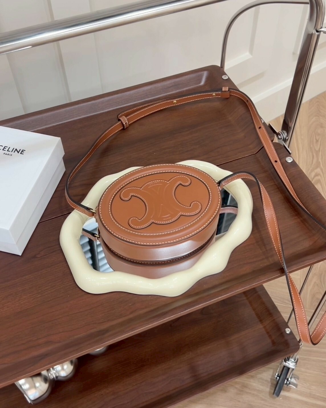 CELINE｜小月餅 焦糖色