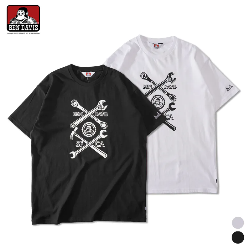 【 BEN DAVIS | 猿人修理工具短TEE - 2色 】
