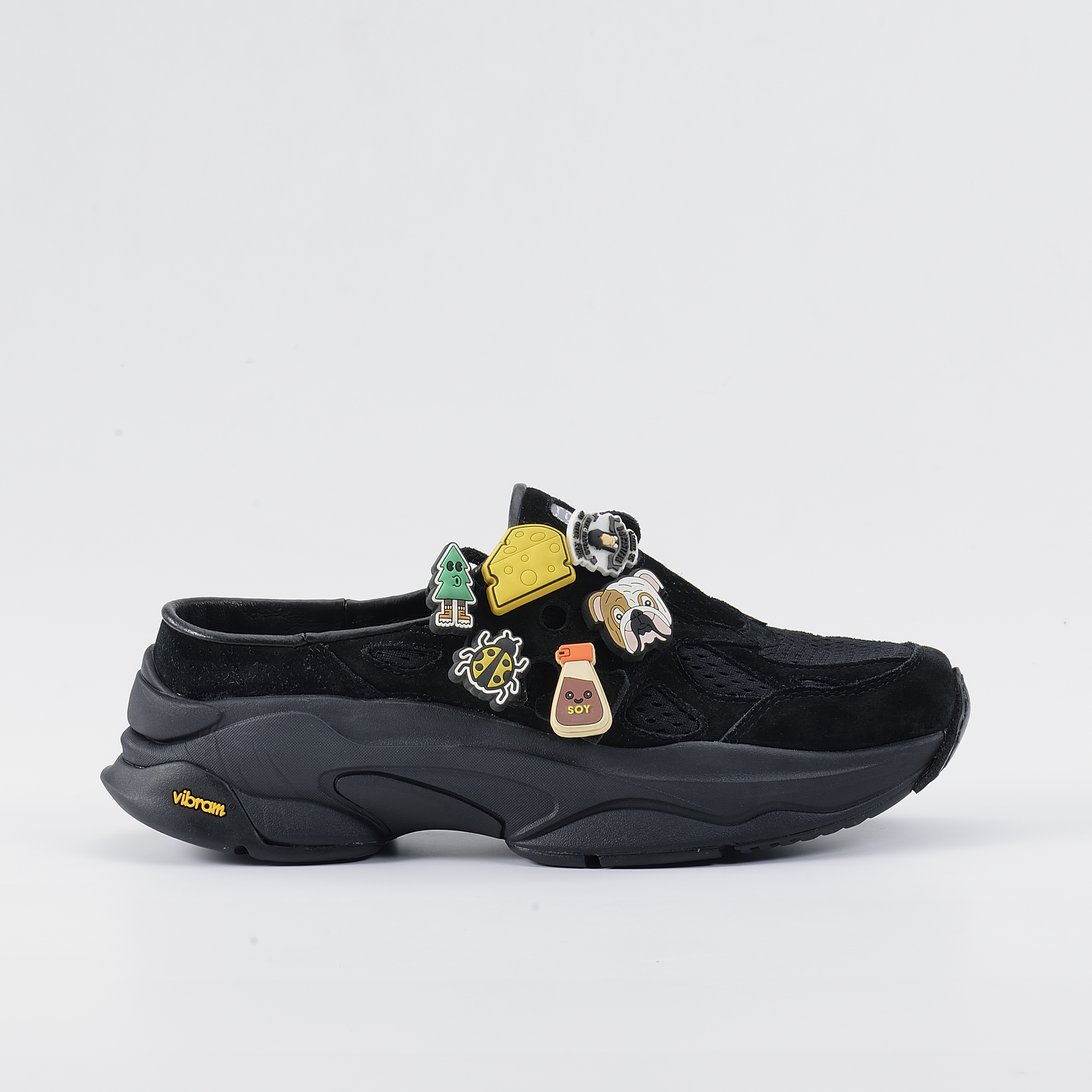 Sweet Villians M1250 Handmade Leather Free Soul SLIP ON Black