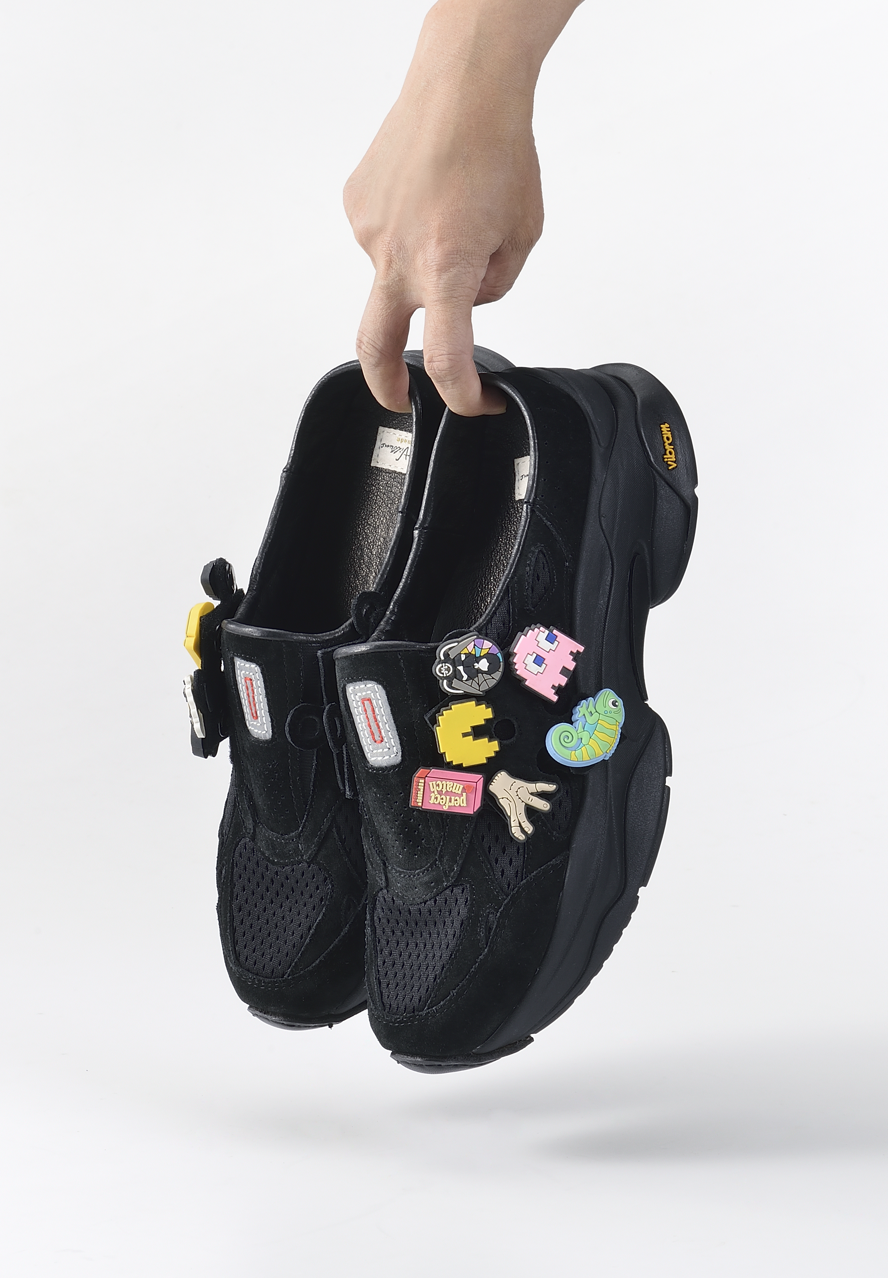 Sweet Villians M1250 Handmade Leather Free Soul SLIP ON Black