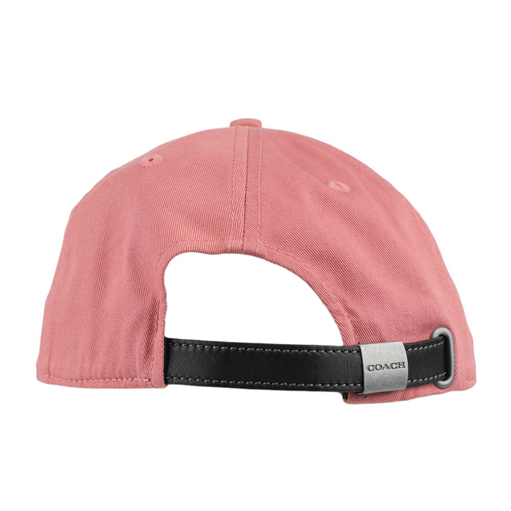 【COACH】刺繡標誌棉質棒球帽 M-L (太妃糖粉) CAA64 RRJ