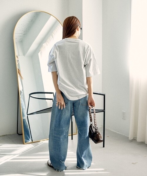 PUBLUX / Flocky Dog Print Tee