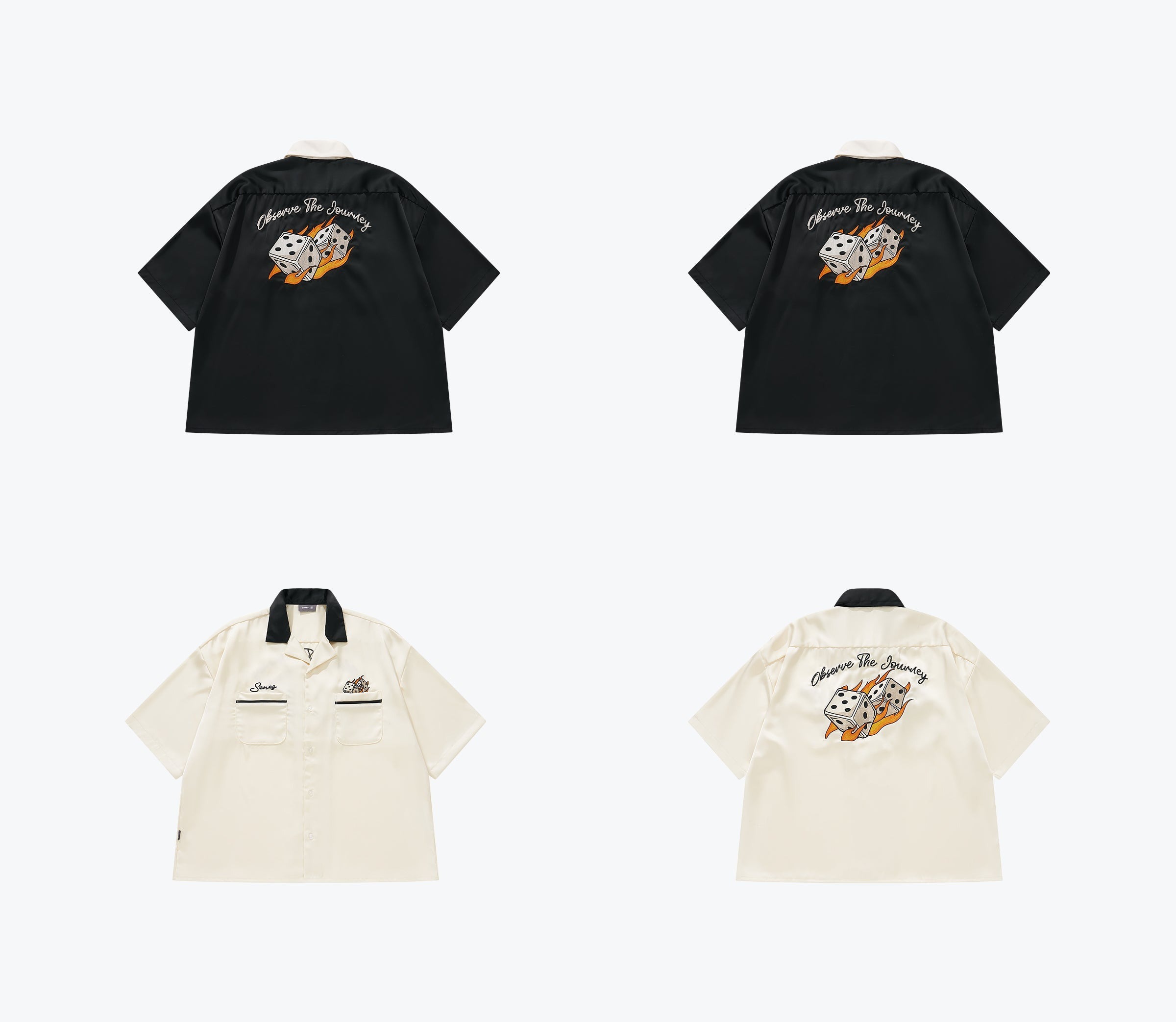 SENSE Fire Dice Bowling Shirt