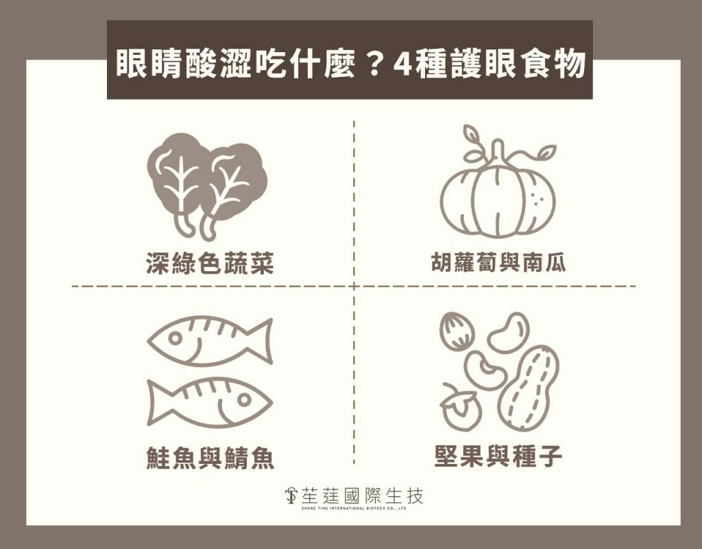 眼睛酸澀吃什麼？