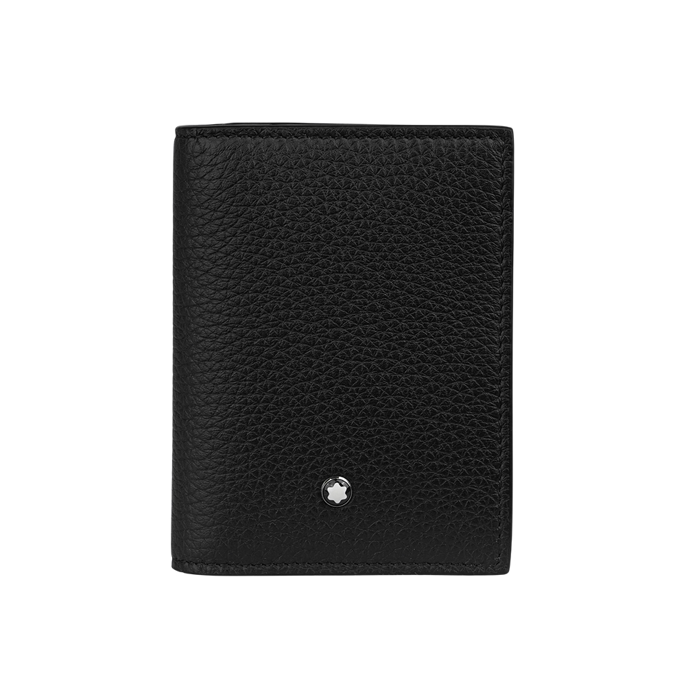 【Montblanc】粒面牛皮二折4卡名片夾/卡片夾