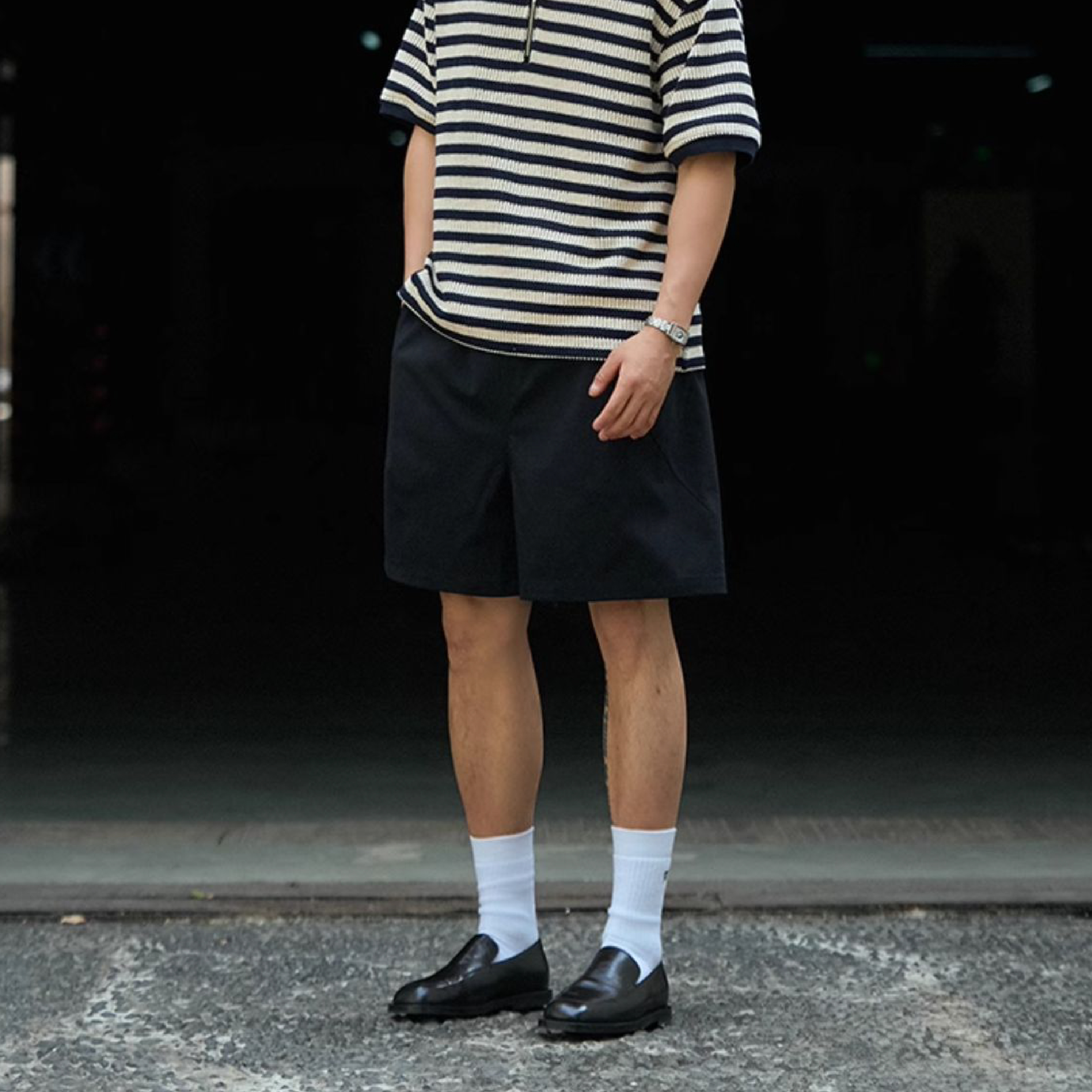 TANOXI Roman Cotton Casual Shorts 羅馬棉休閒短褲 [TNX-JS20]