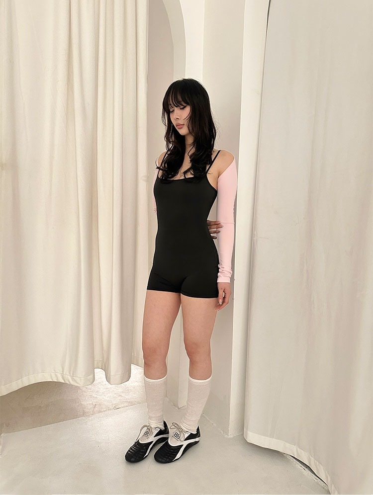 ArtByTastybabe 緊身塑型 連體吊帶瑜珈服