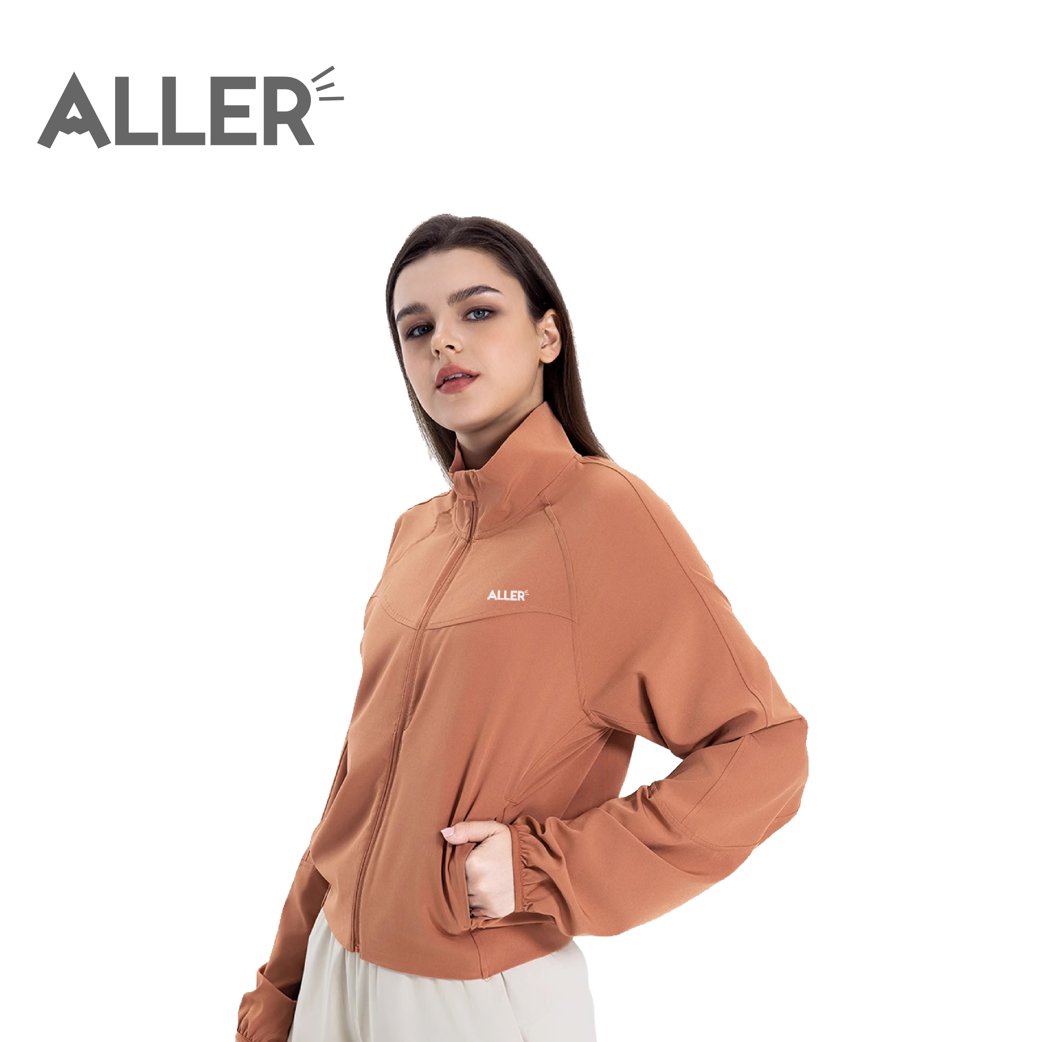 ALLER 短版休閒防曬外套 女款 (3色) 14AL065B