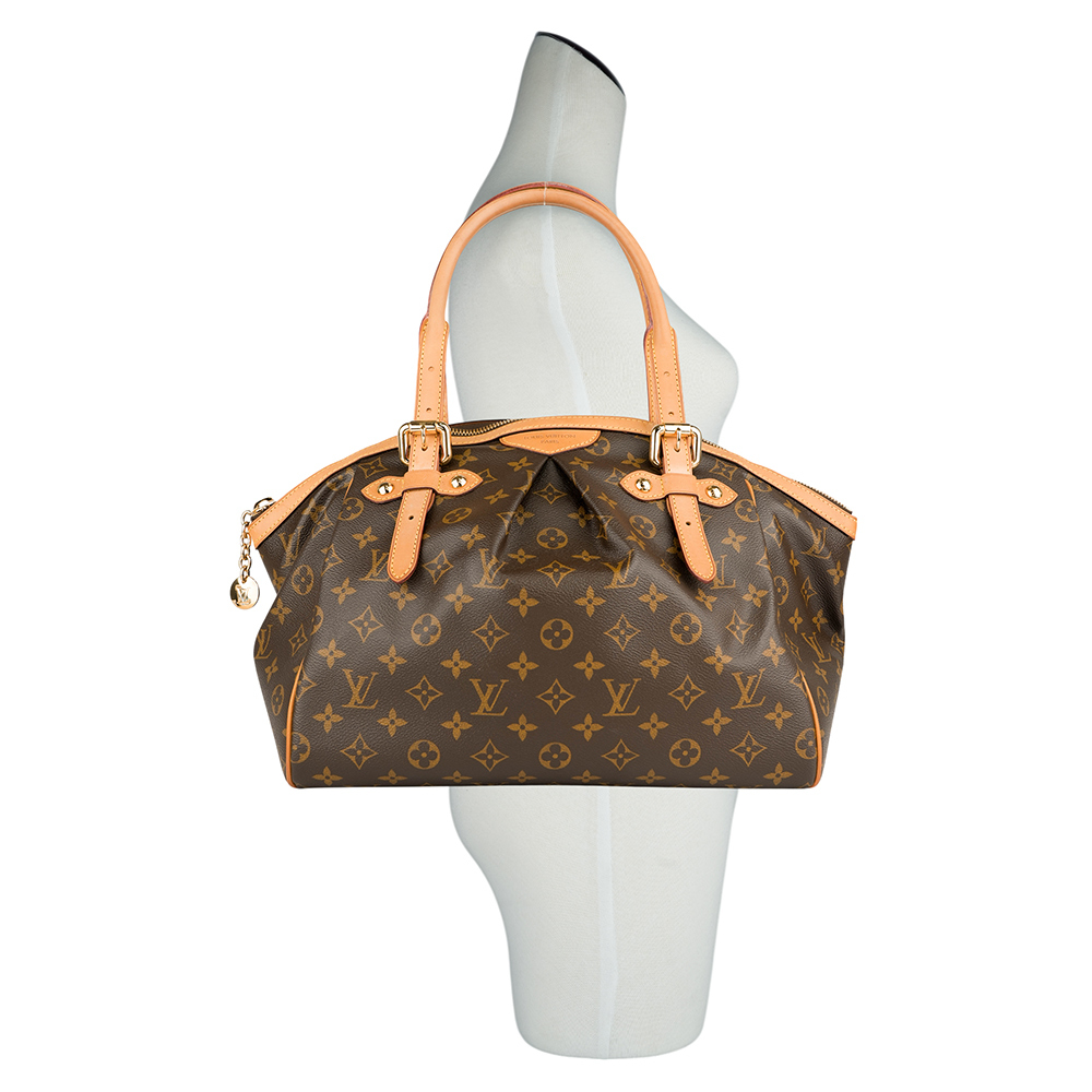 【Louis Vuitton / LV】Monogram Tivoli 抓皺肩背包 M40144