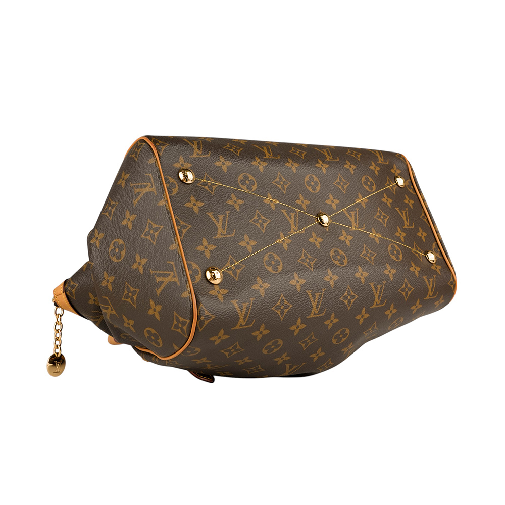 【Louis Vuitton / LV】Monogram Tivoli 抓皺肩背包 M40144