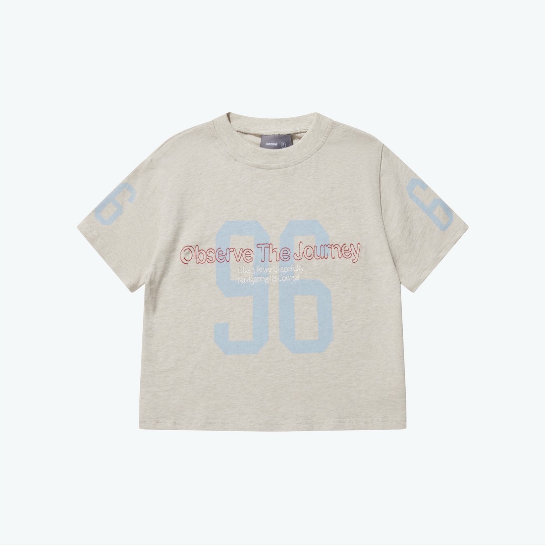 SENSE Football Crop Tee