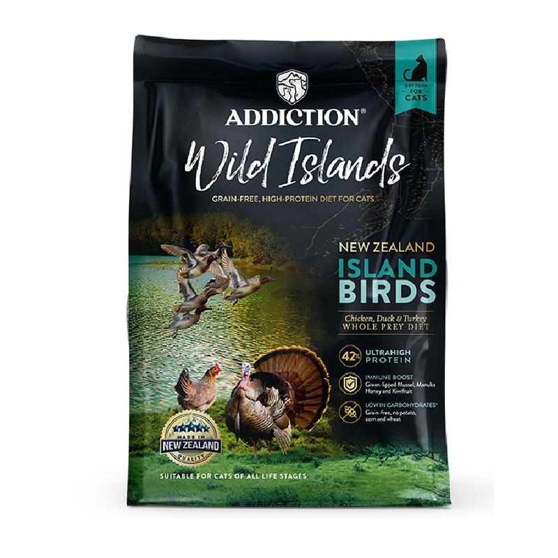 Addiction Grain Free Wild Island Island Birds Dry Cat Food 4lb/10lb