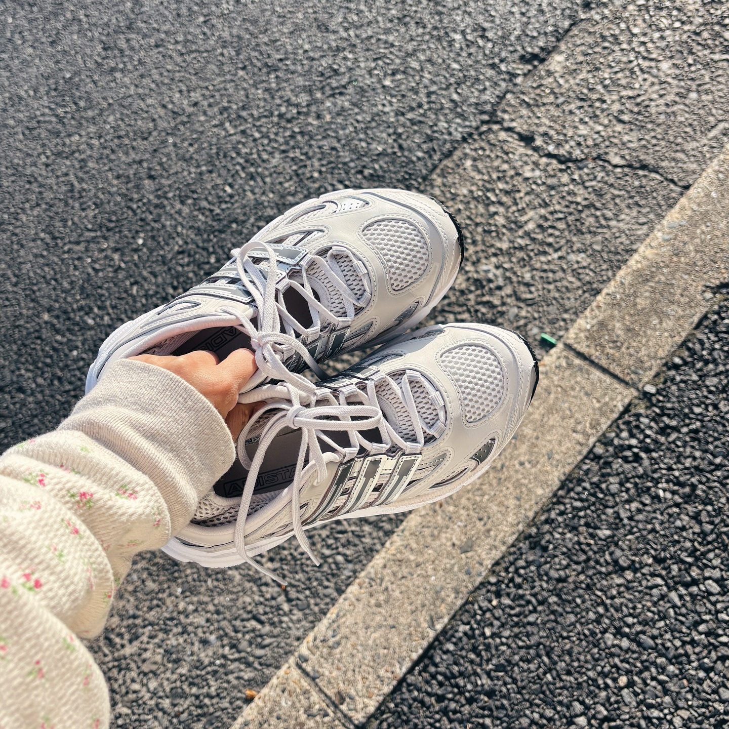 Adidas Originals Adistar Pose 日本新款 淺灰銀 灰色 芭蕾感 厚底 復古鞋 IG2008