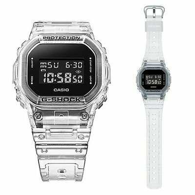 Casio G-Shock DW-5600SKE-7 半透明 手錶 (香港行貨)