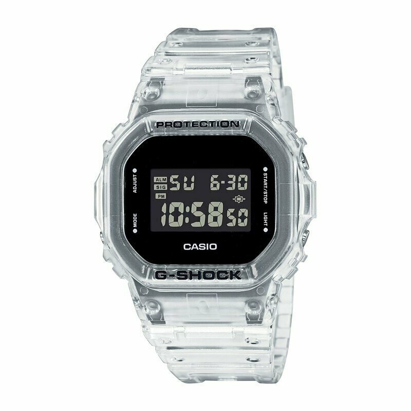 Casio G-Shock DW-5600SKE-7 半透明 手錶 (香港行貨)