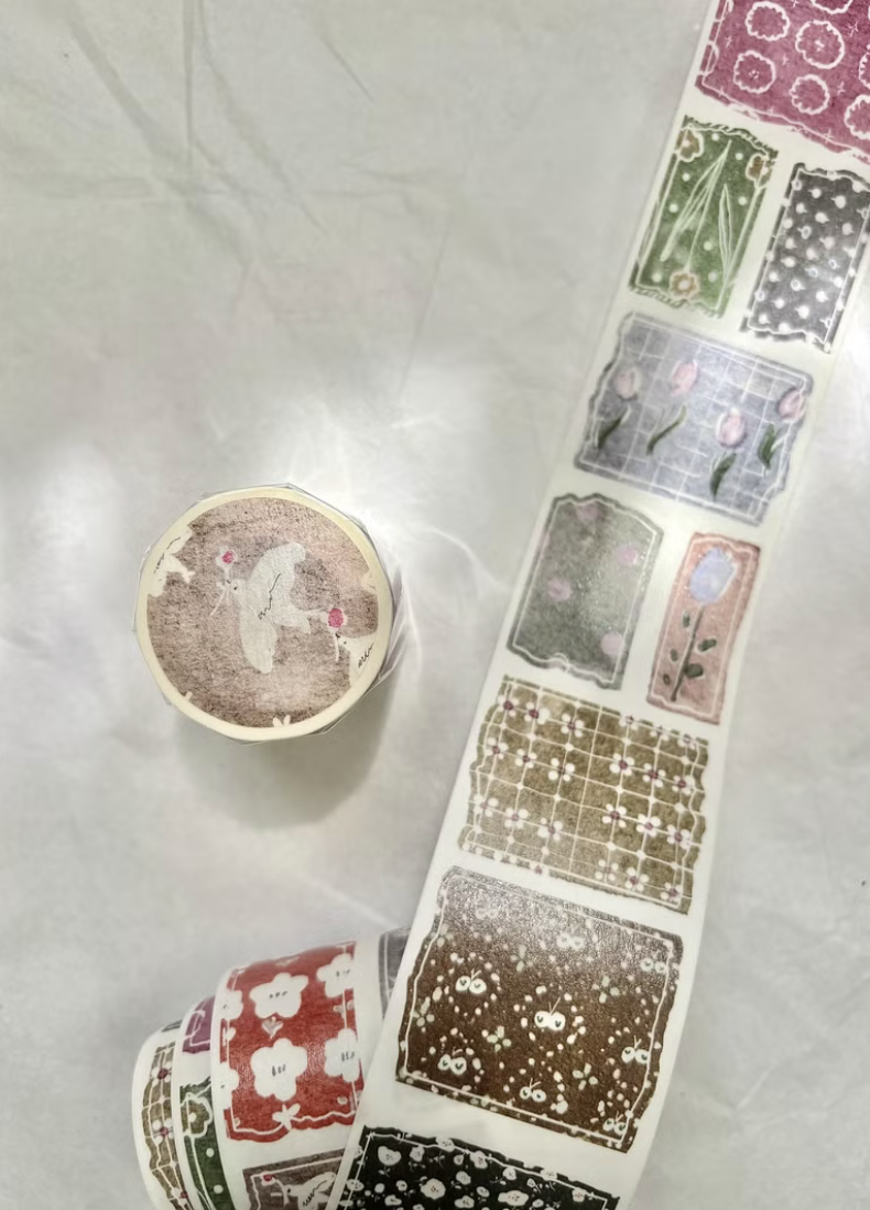 Pion|菓の紙 / 5cm和紙膠帶 (割型)