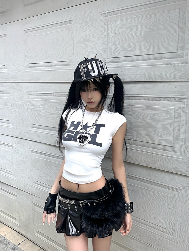 ArtByTastybabe HOT GIRL 彈力緊身 短袖