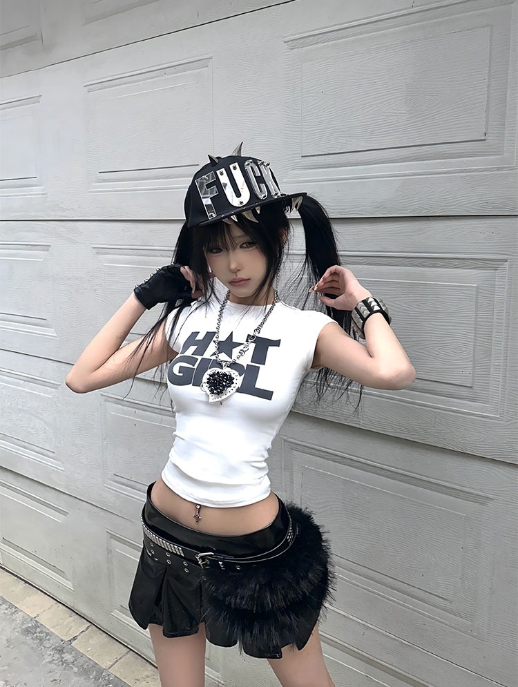 ArtByTastybabe HOT GIRL 彈力緊身 短袖