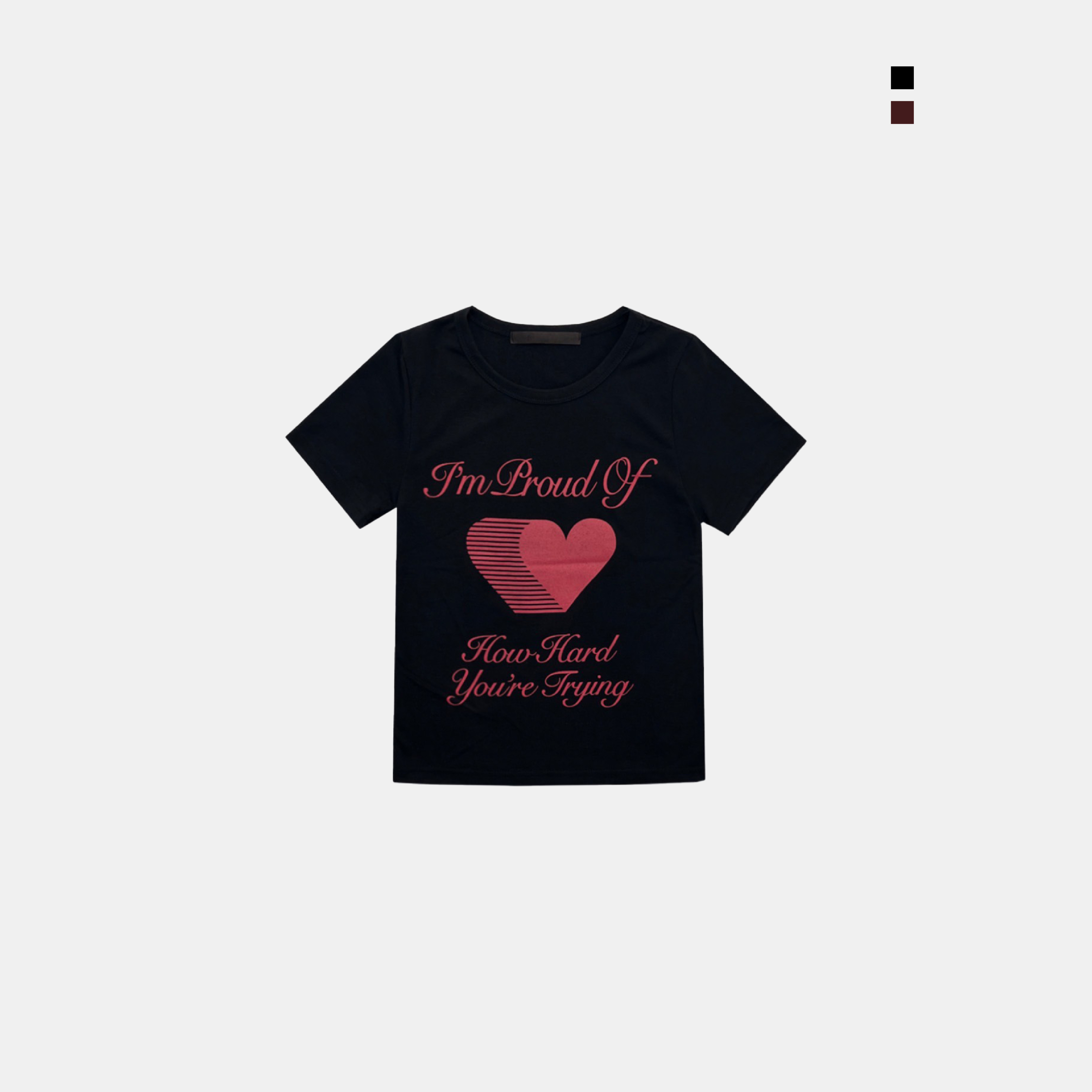 【最後現貨】韓國 愛心光波 L🤍VE 貼身 短版 短袖 上衣