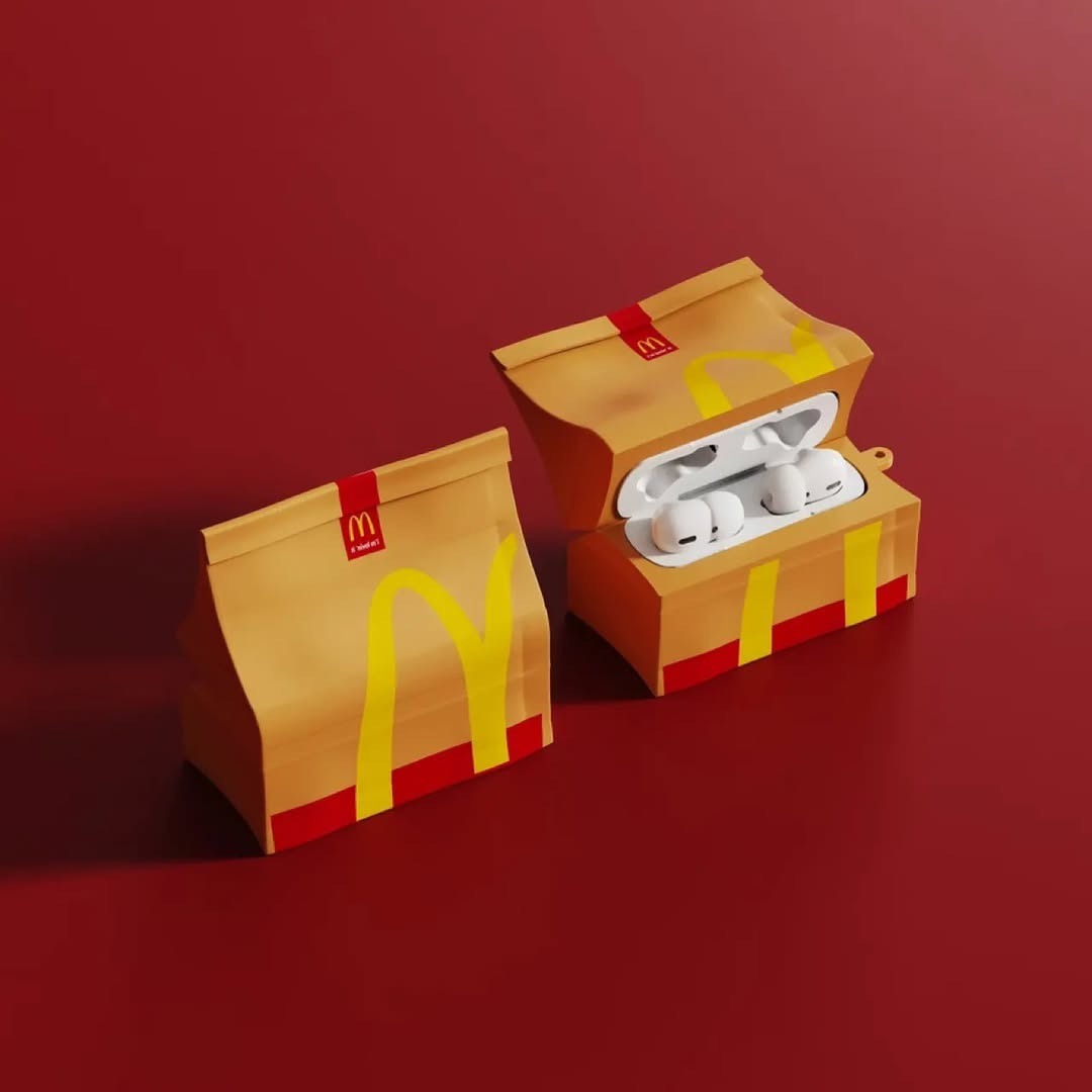 Airpods 麥當勞 薯條 造型 耳機殼