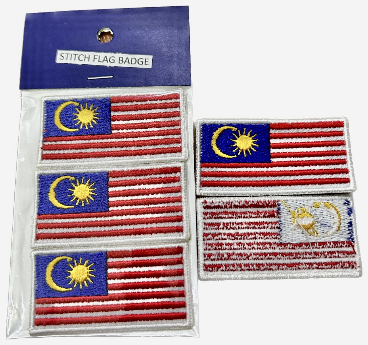 刺绣款国旗徽章 SULAM （2.5 cm x 5cm)
