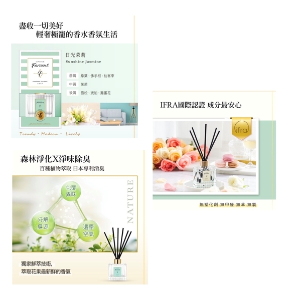 士林總會｜Farcent香水室內擴香-日光茉莉