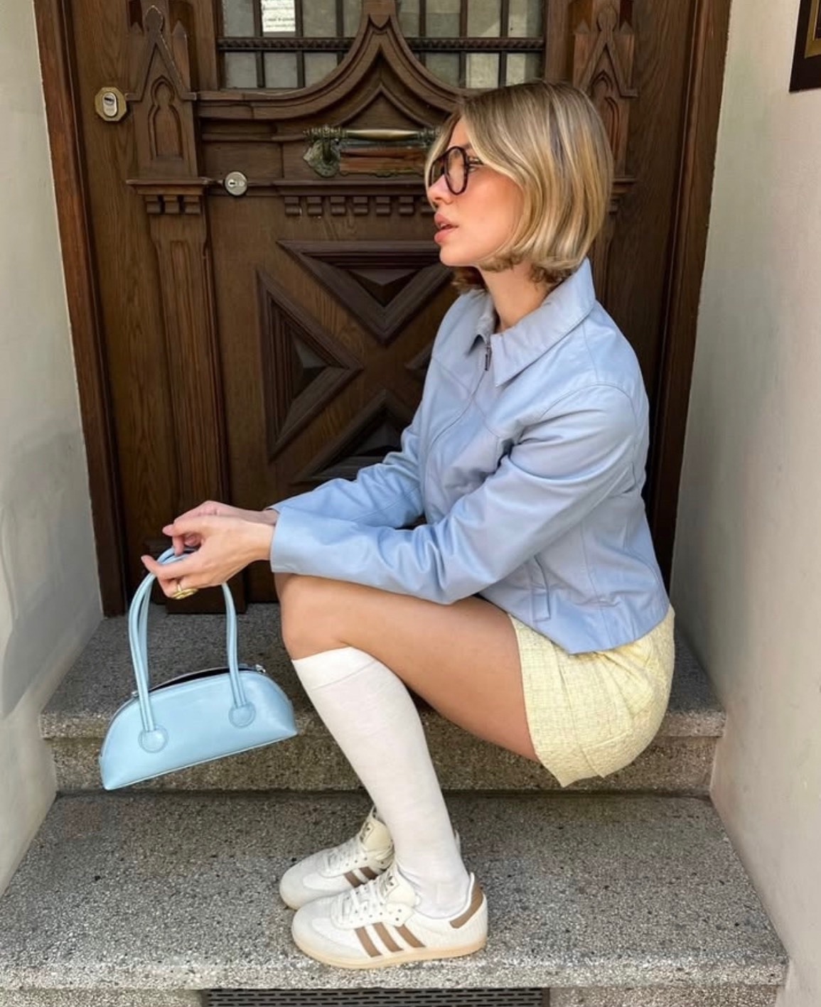 adidas Samba OG 米色百搭板鞋