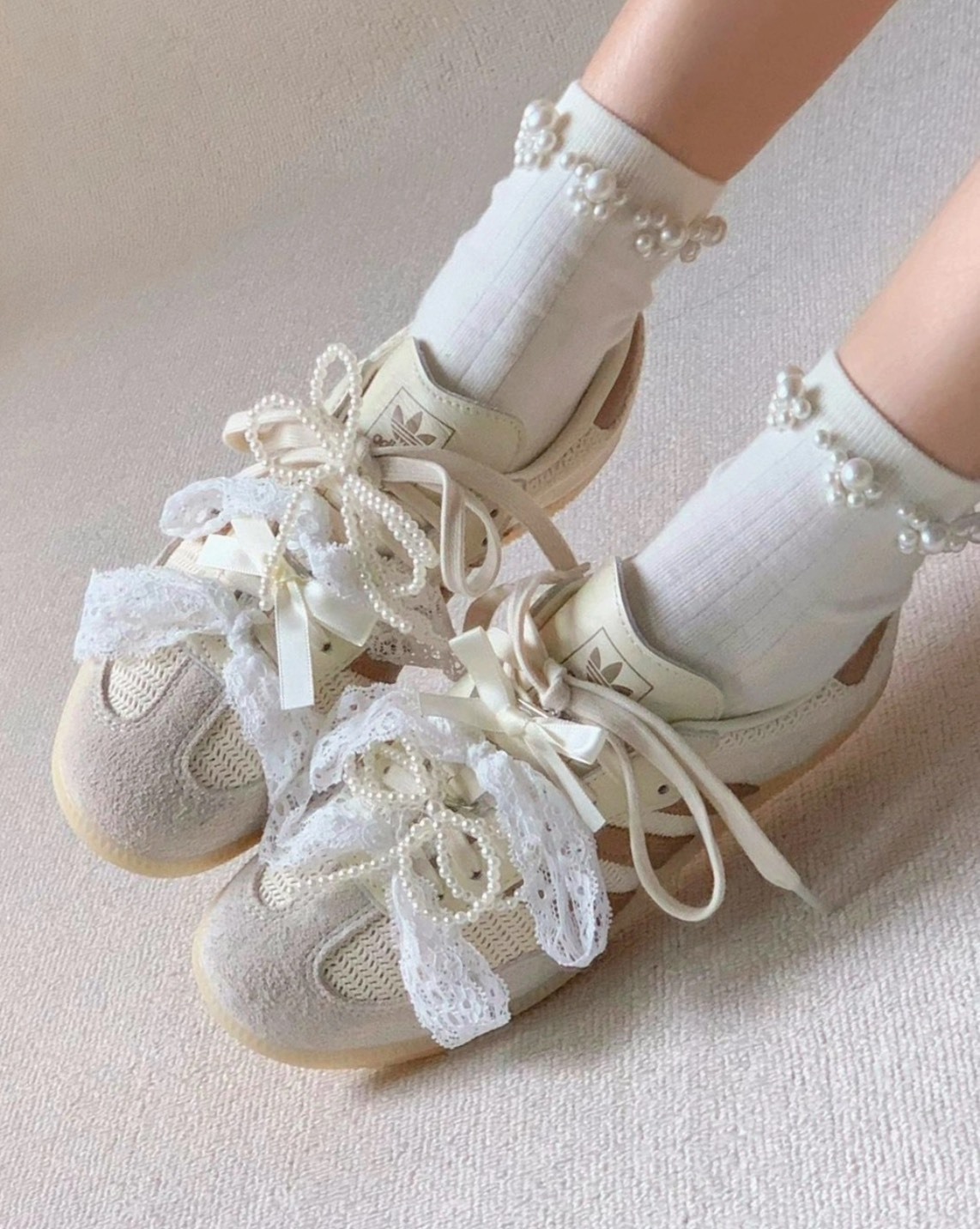 adidas Samba OG 米色百搭板鞋