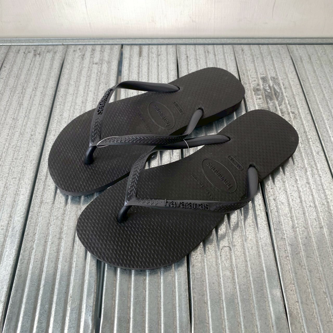 Havaianas 哈瓦仕 黑色 基本款 巴西人字拖鞋 女款  4000030-0090