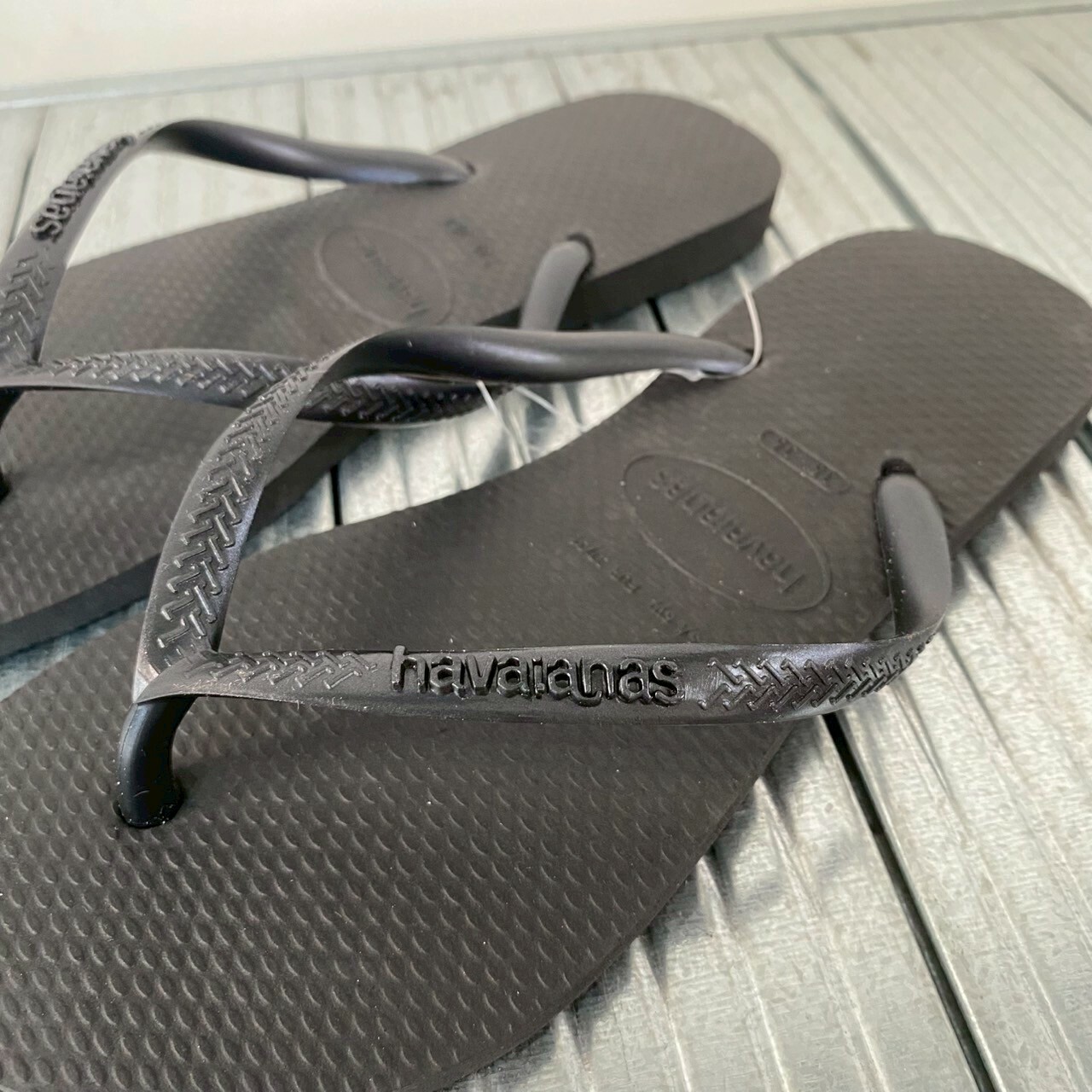 Havaianas 哈瓦仕 黑色 基本款 巴西人字拖鞋 女款  4000030-0090