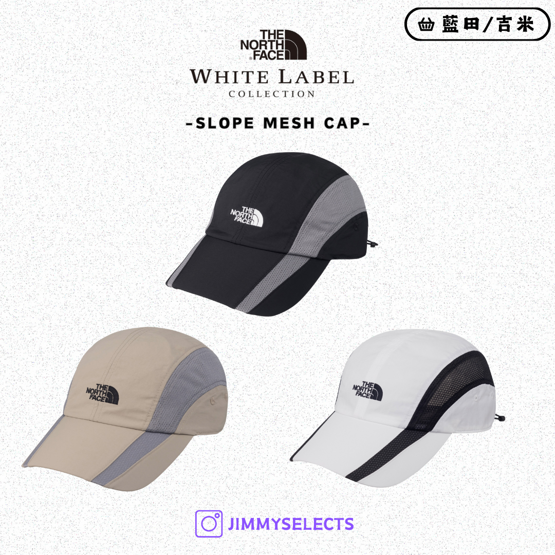 【代購】THE NORTH FACE 北臉 白標 SLOPE MESH 棒球帽 鴨舌帽 帽子 NE3CR04