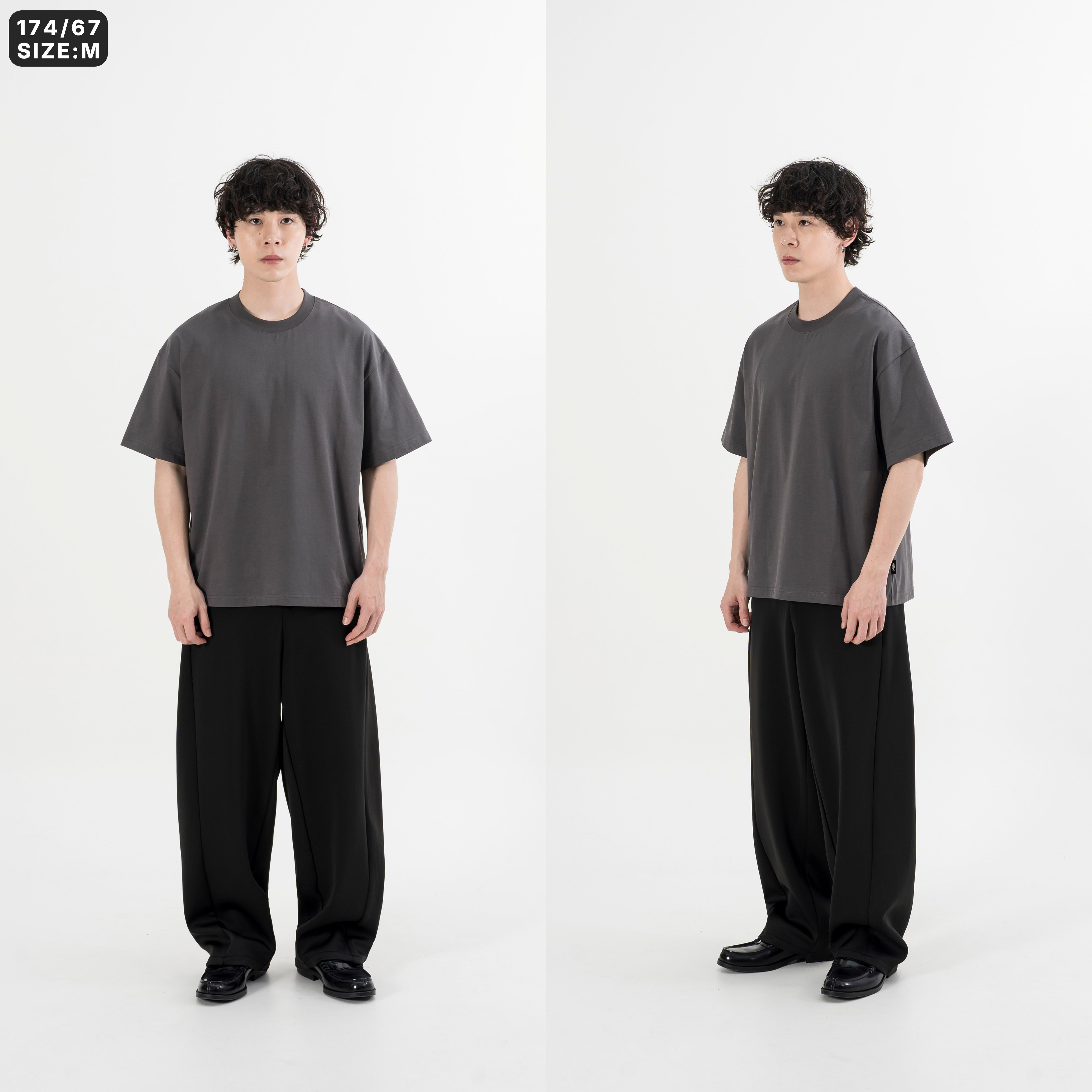 AGILITY Wide Leg Curved Pants 剪裁 闊腿 彎刀長褲 [P68]