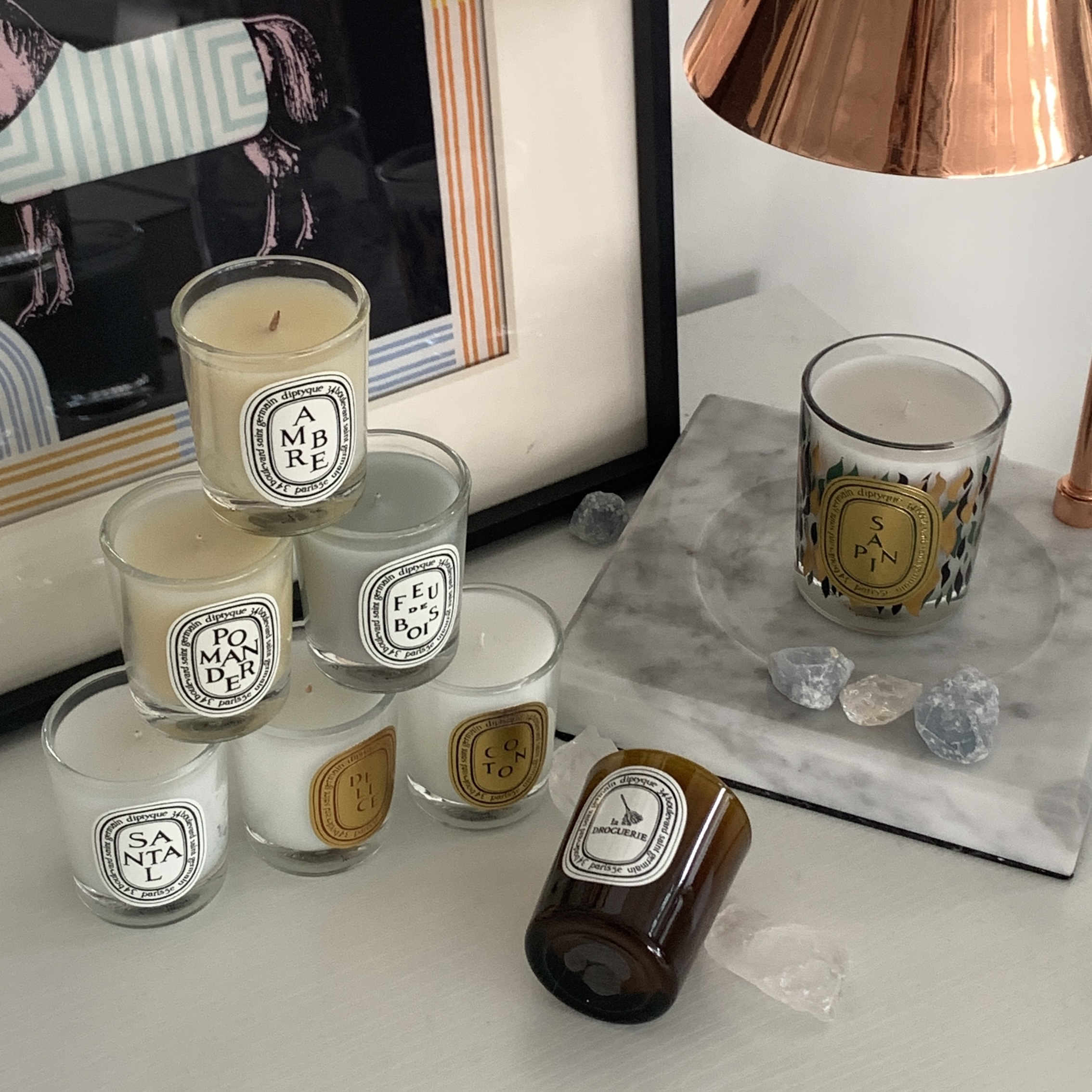Diptyque - Candles No Box 無盒小蠟燭 35G/70G (#Sapin/ #Ambre/ #Pomander/ #FeuDeBois/ #Santal/ #Delice/ #Coton/ #LaDroguerie)