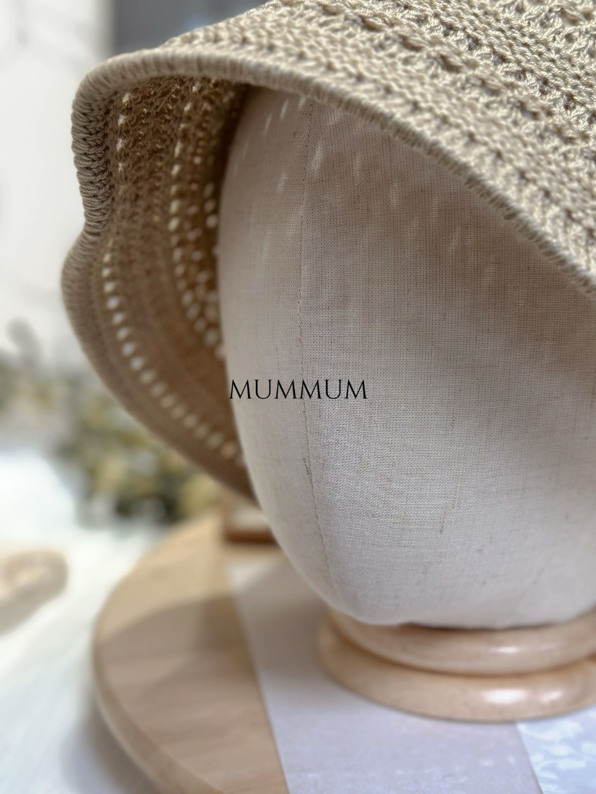 AC583/針織透氣漁夫帽