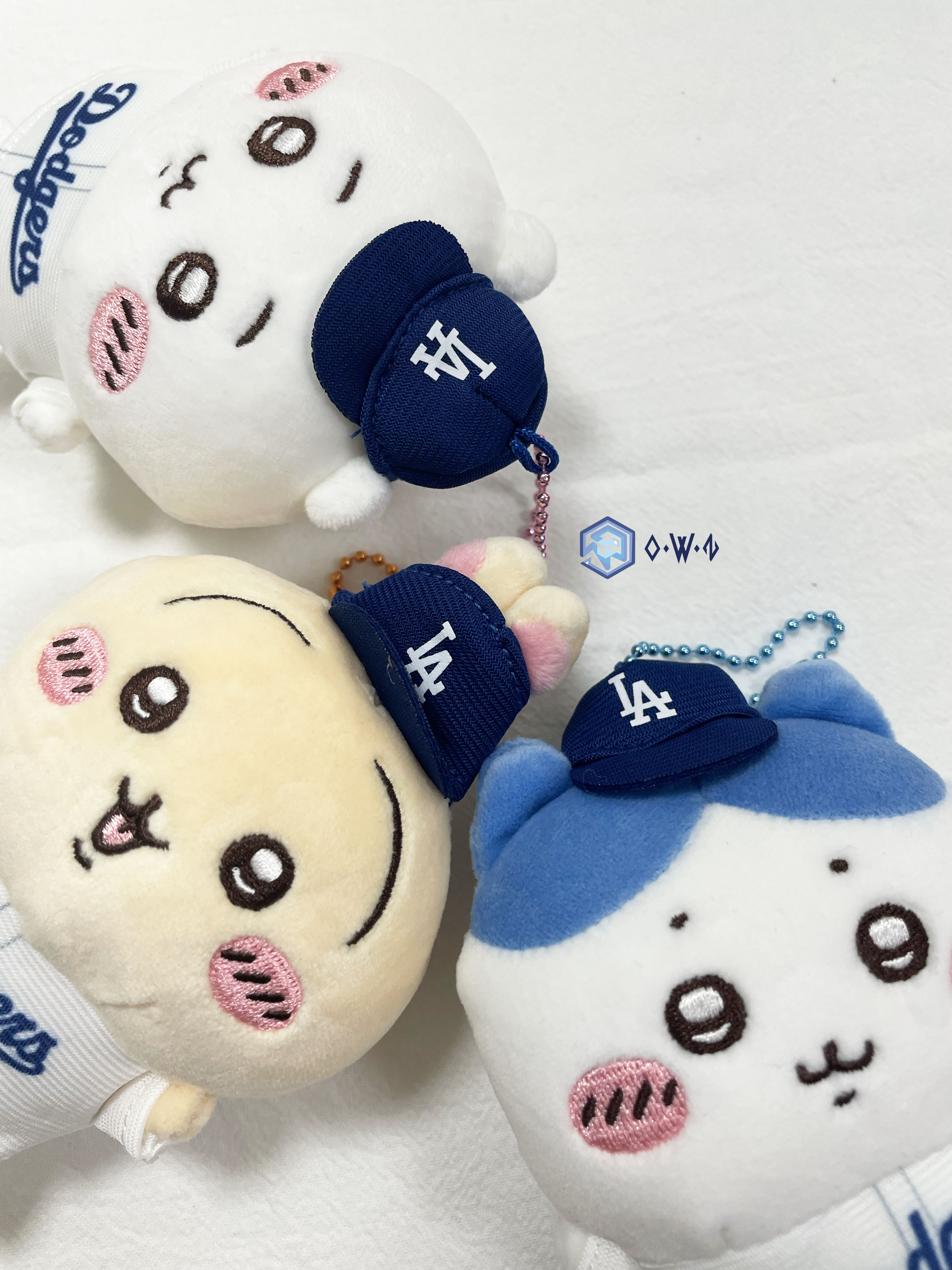 【OWN】Chiikawa X MLB 吉伊卡哇 玩偶 吊飾 棒球 MLB聯名 吉伊 烏薩奇 小八 道奇隊 LA