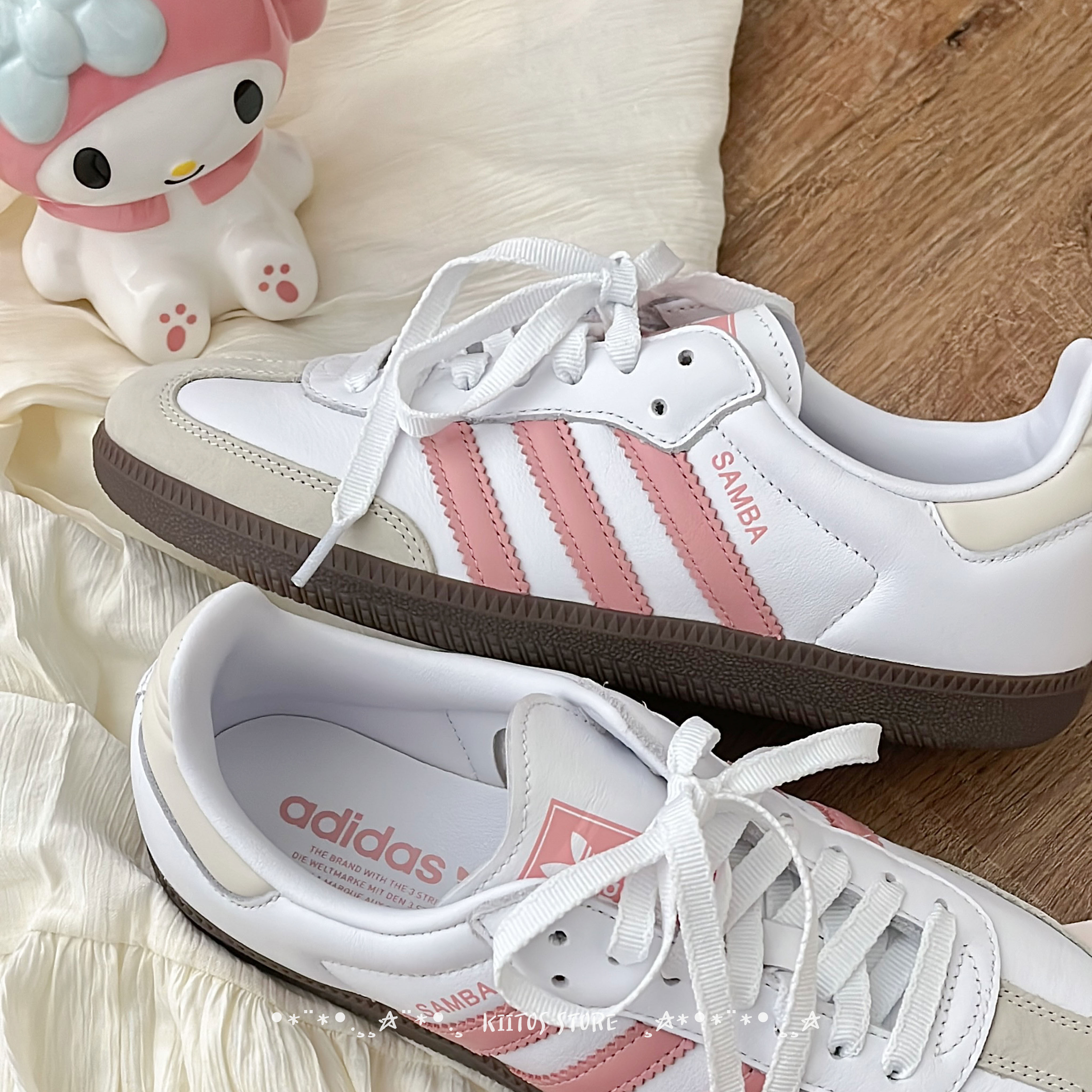 【現貨】 Adidas Samba 奶油 蜜桃粉 JI2677