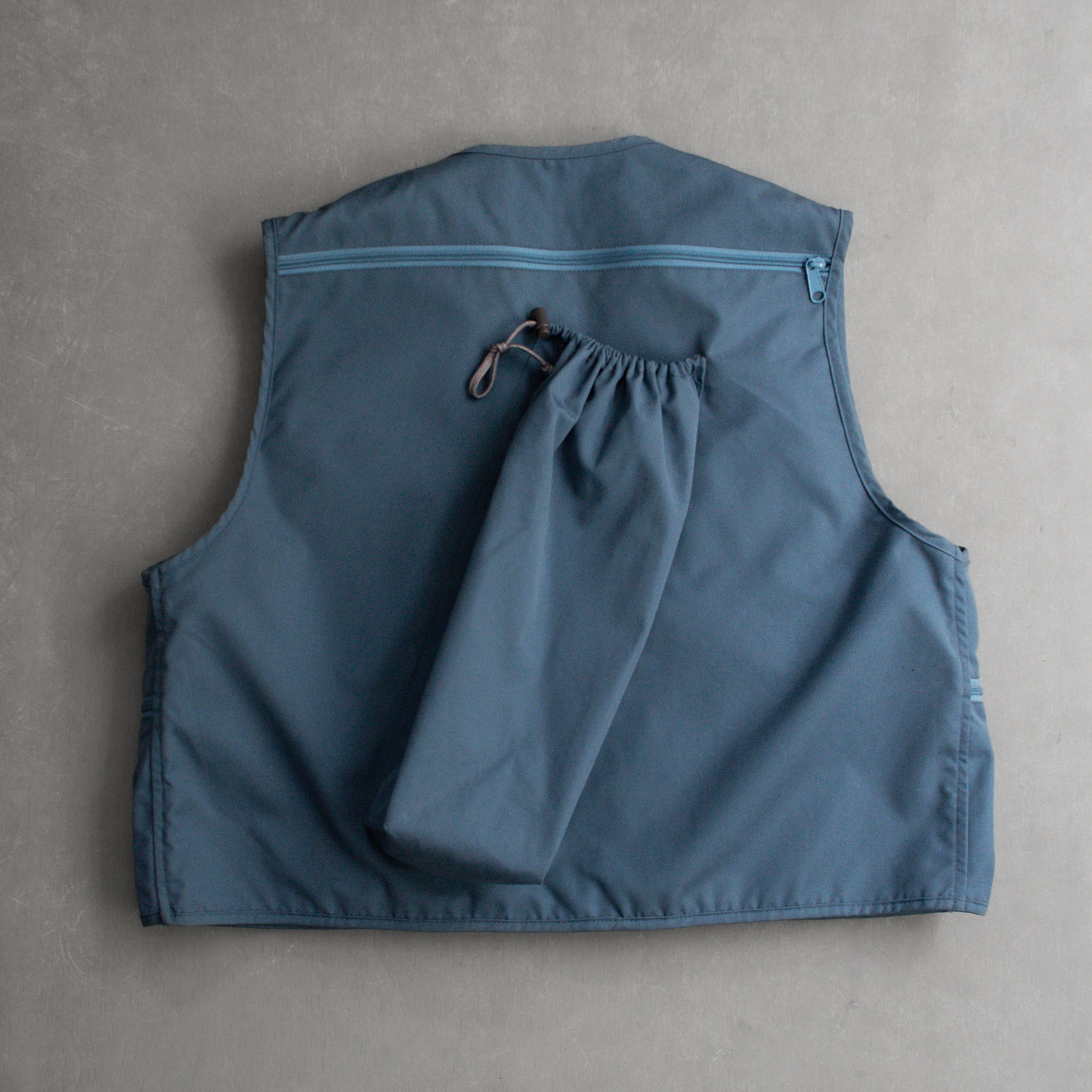 70-80S COLUMBIA FISHING VEST 哥倫比亞 水藍 口袋 飛蠅 釣魚 背心