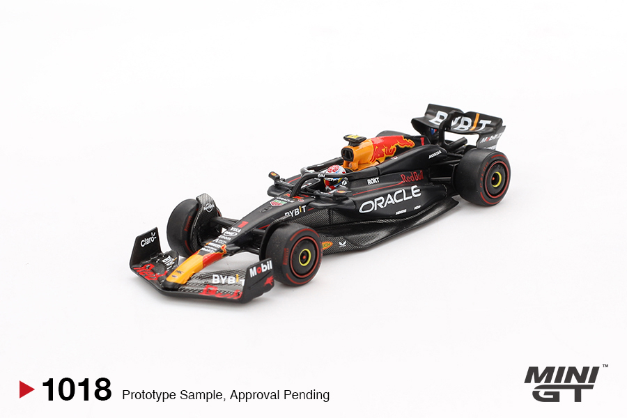 【預訂】Mini GT 1018 Oracle Red Bull Racing RB20  #1 Max Verstappen 2024 F1 2024 Bahrain GP Winner