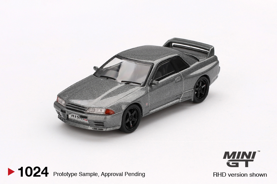 【預訂】Mini GT 1024 Nissan Skyline GT-R  (NISMO BNR32 CRS Version)  Dark Metal Gray