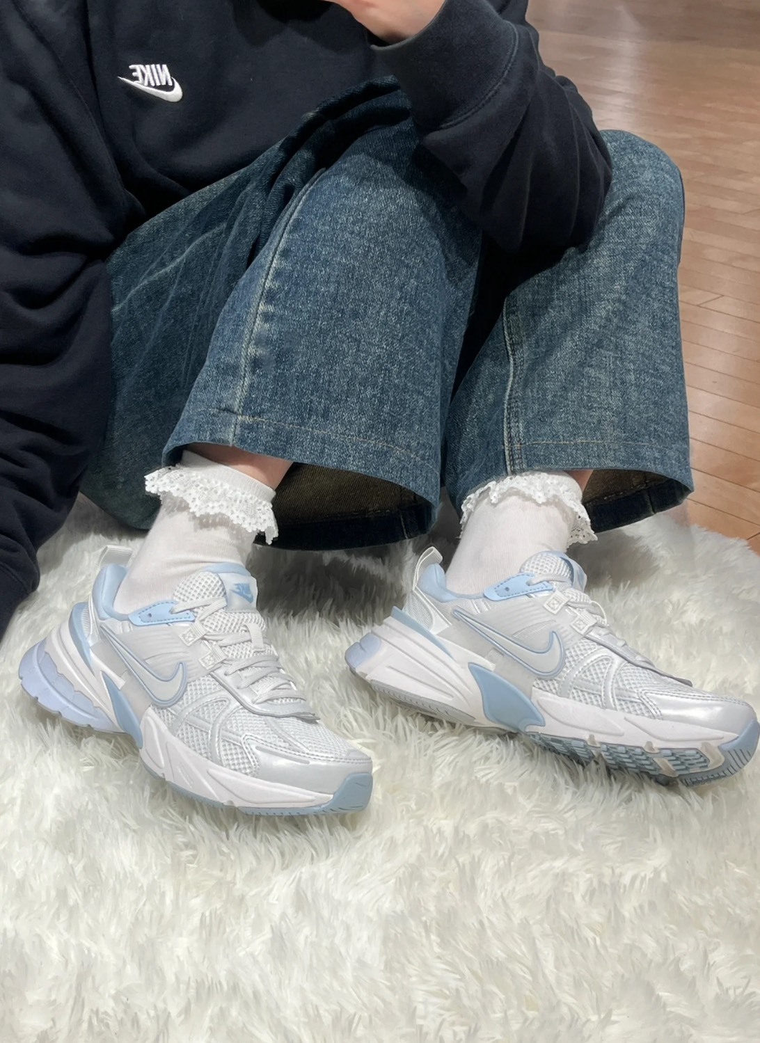 Nike V2K Run 寶寶藍