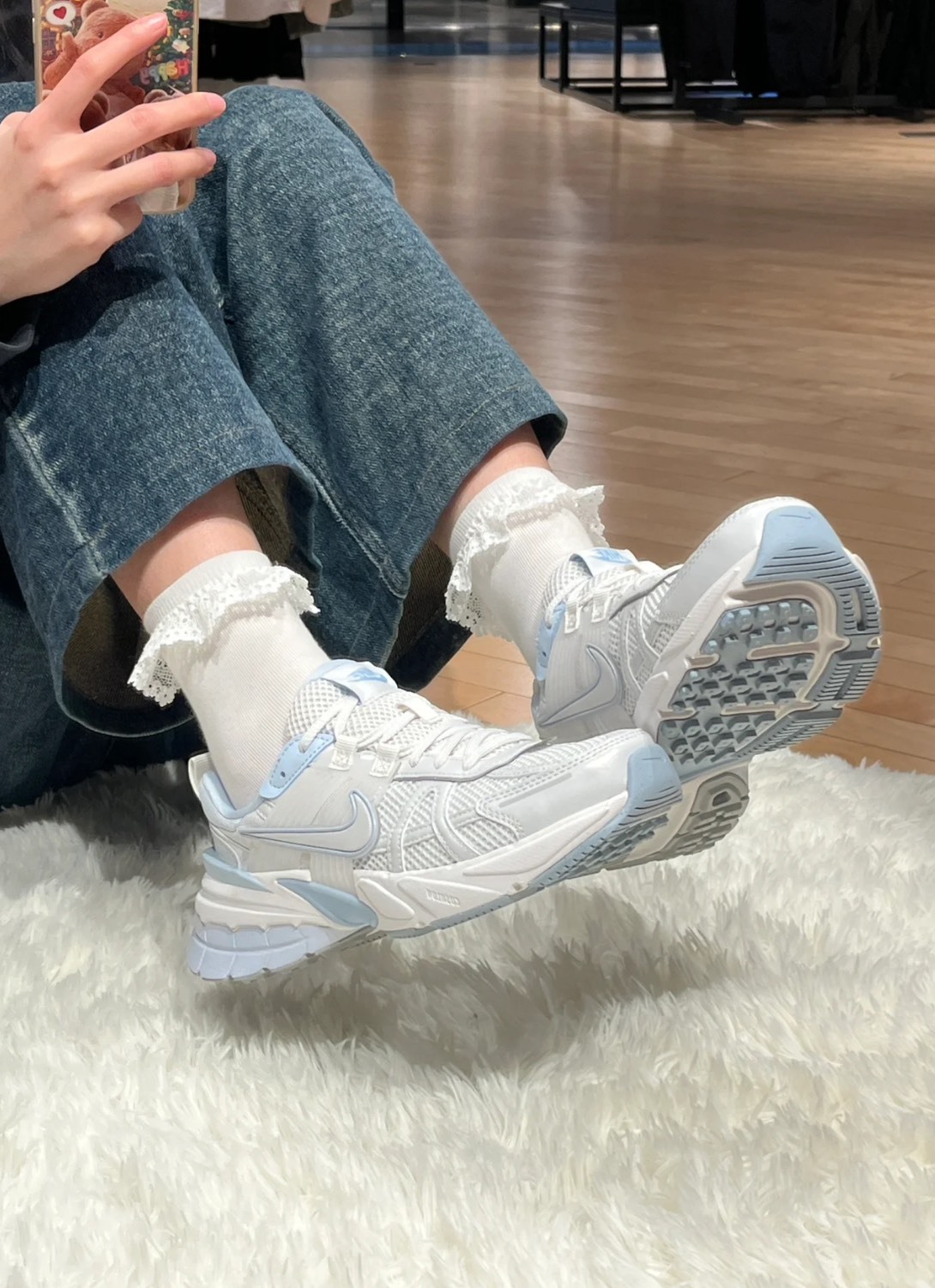 Nike V2K Run 寶寶藍