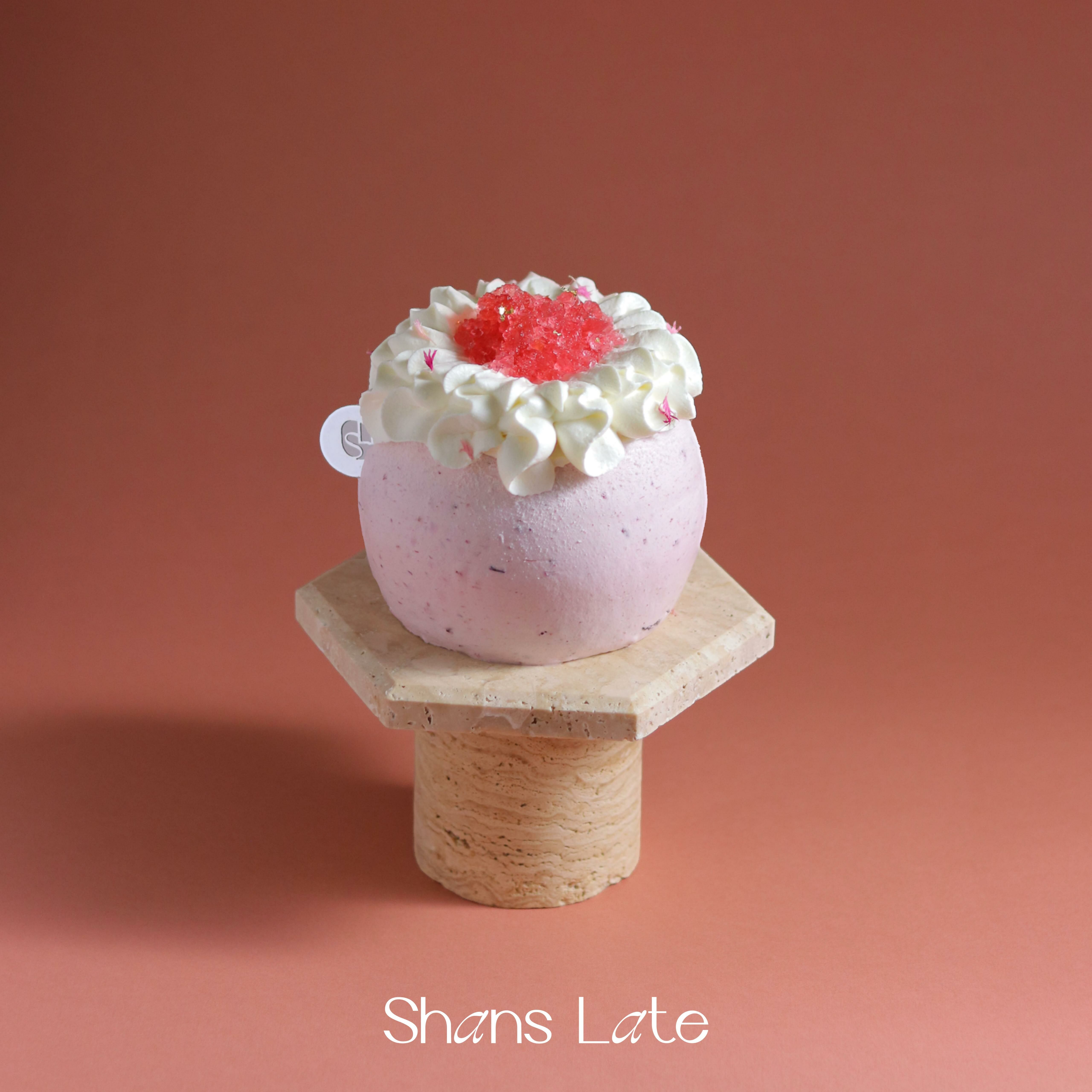 蘋果乳酪洛神花蛋糕